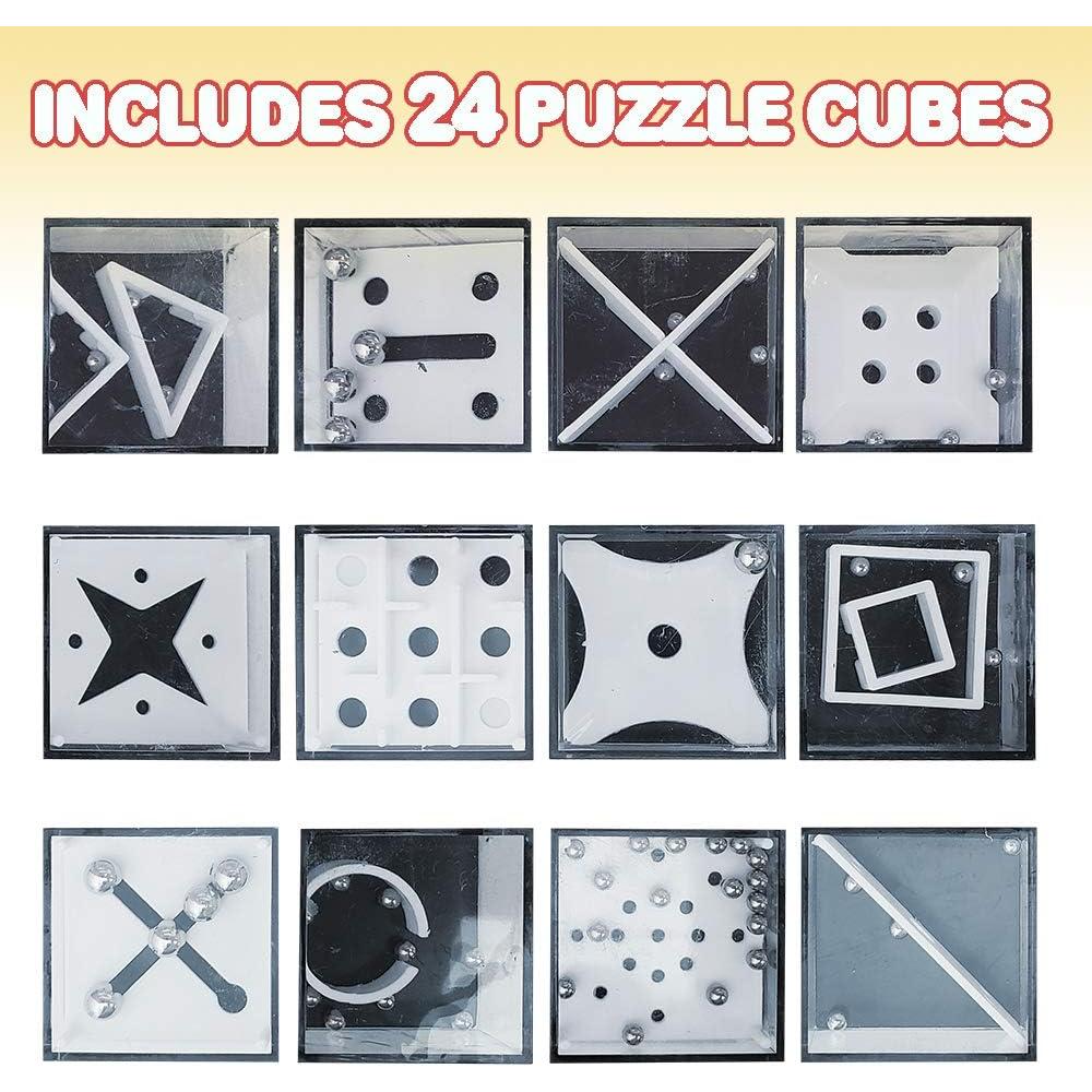 Set de 24 Mini Cubos Rompecabezas 3D ArtCreativity - Juguete Antiestrés