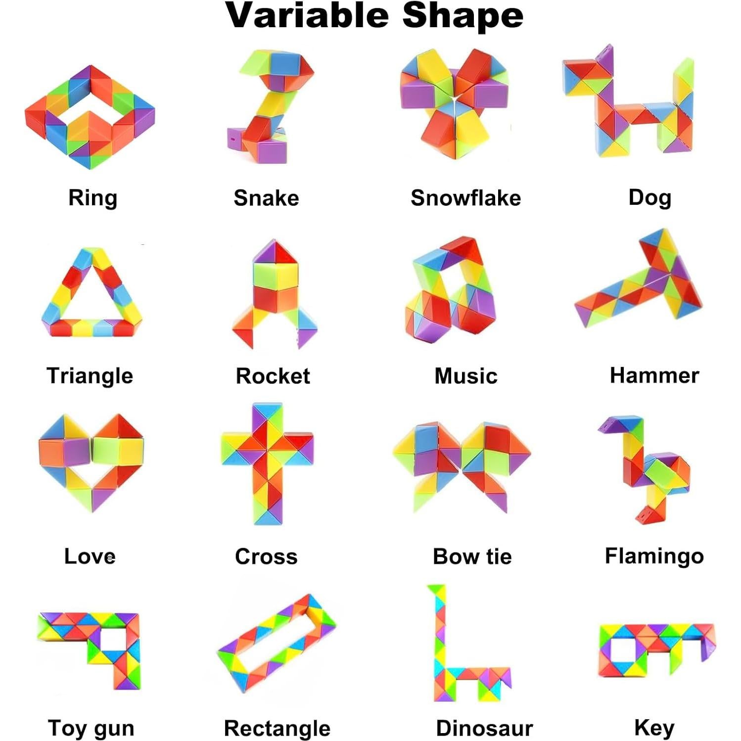 GOLDGE 80 Mini Cubos Rompecabezas Antiestrés para Niños