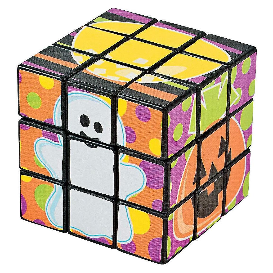 Mini Cubos Mágicos de Halloween Fun Express - 12 Piezas - 3.81 cm