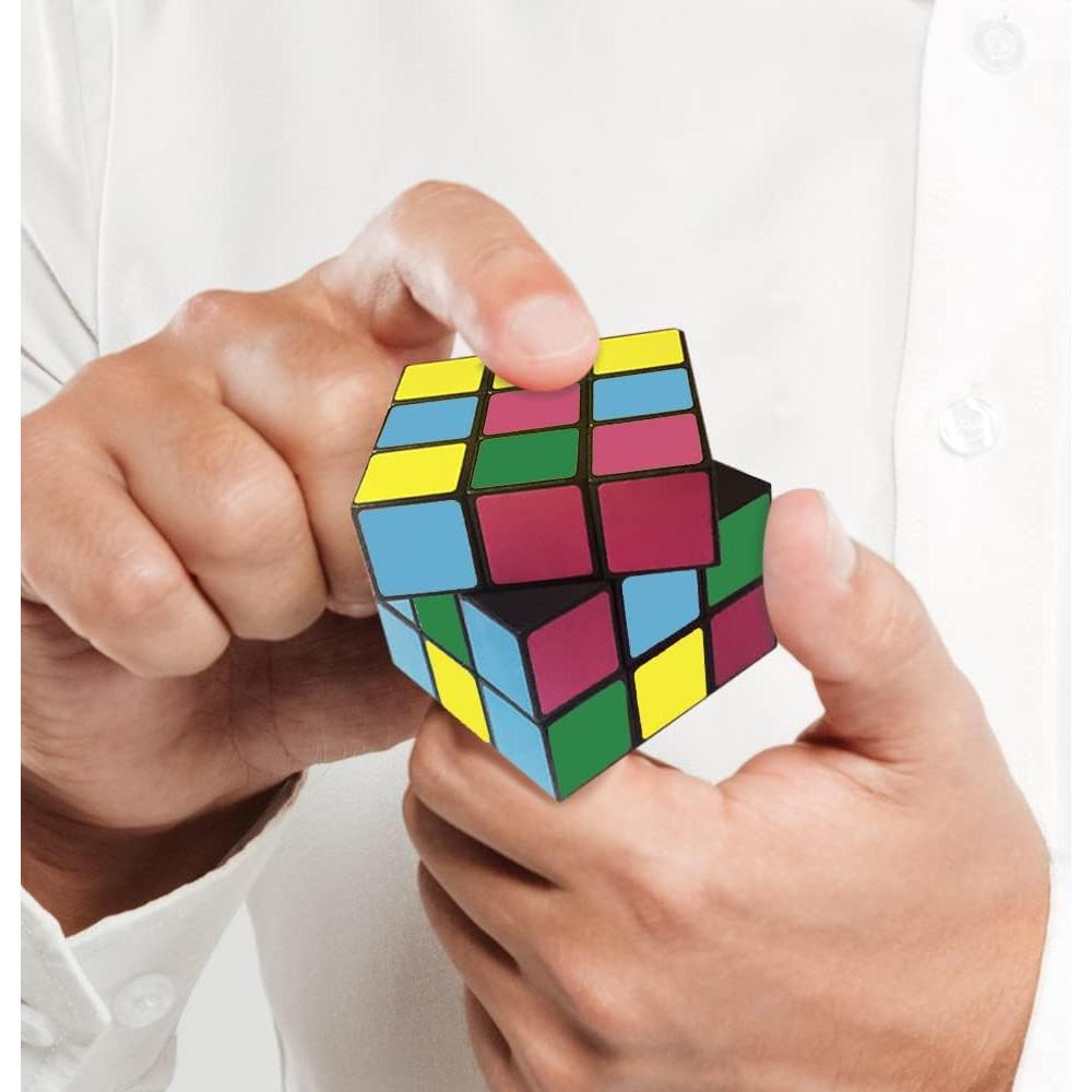 Cubos de Rompecabezas Neón ArtCreativity, Set de 4, 5.72 cm