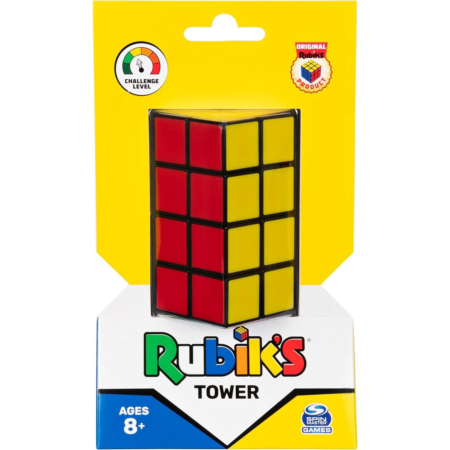 Cubo de Rubik Torre 2x2x4 Spin Master - Rompecabezas Sensorial