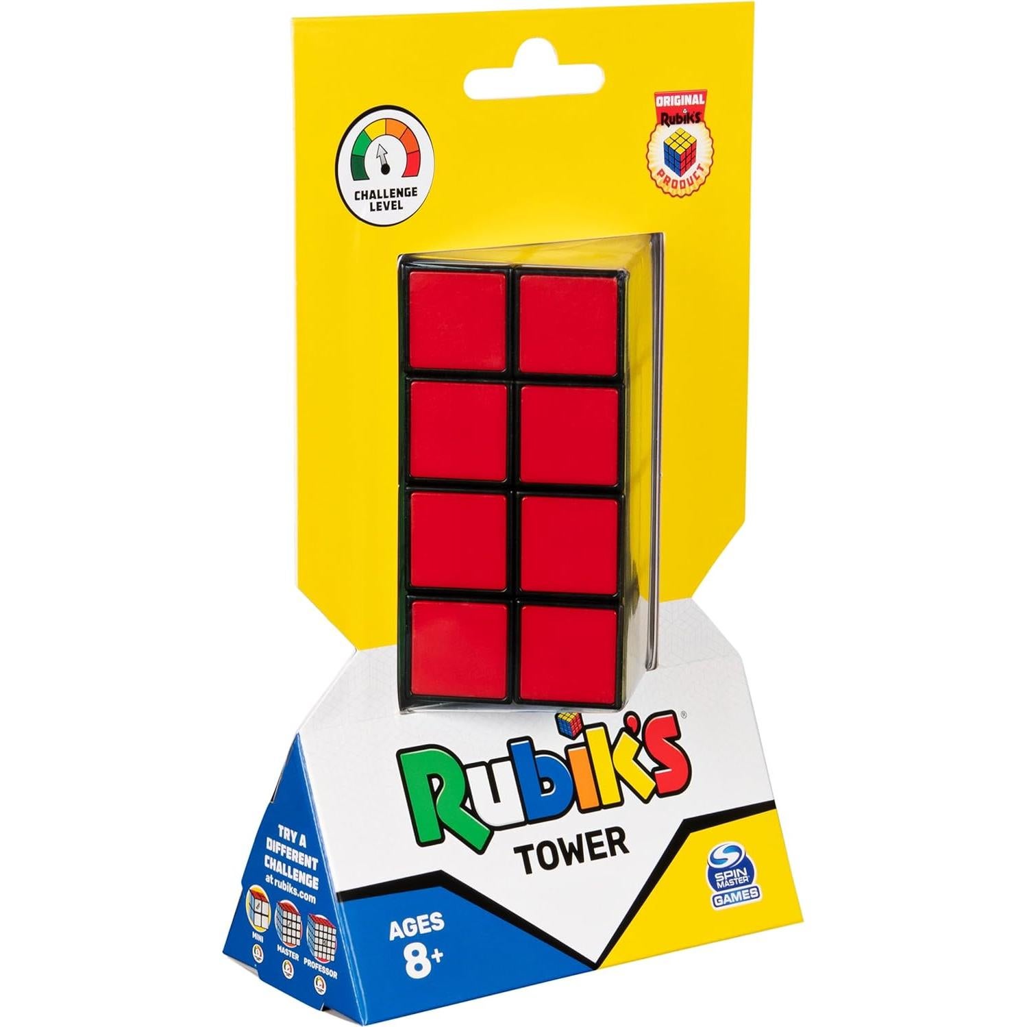 Cubo de Rubik Torre 2x2x4 Spin Master - Rompecabezas Sensorial