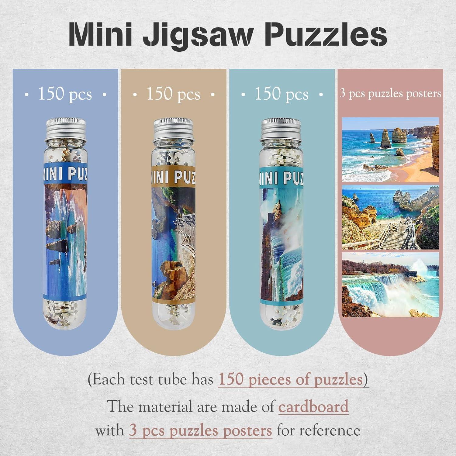 Rompecabezas Mini MISITU 150 Piezas Playa Cascada 15x10cm