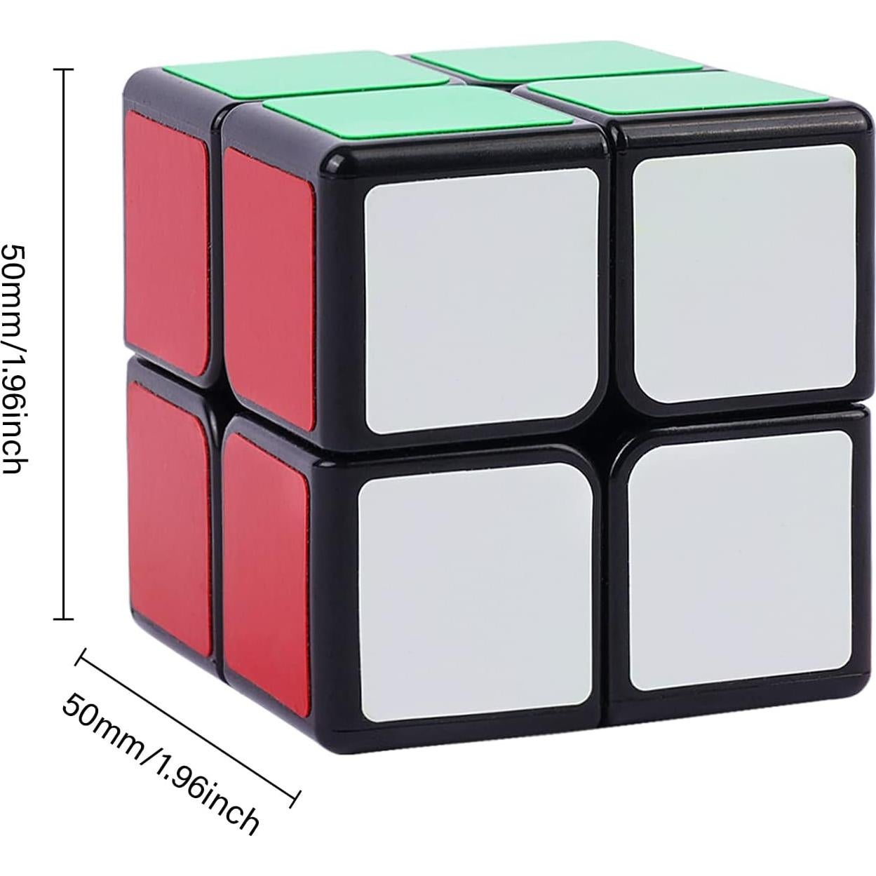Rompecabezas Cubo 2x2 GoodCube Negro - Juguete Antiestrés