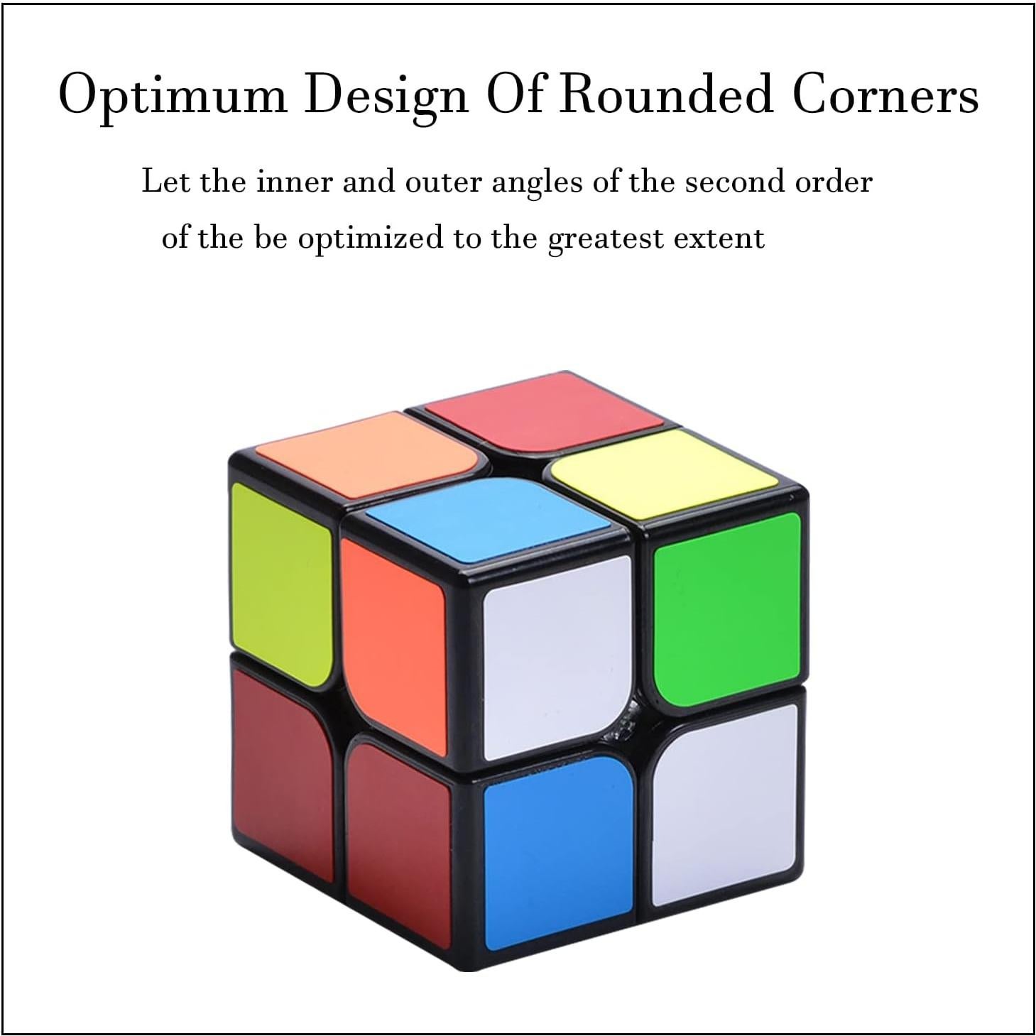 Rompecabezas Cubo 2x2 GoodCube Negro - Juguete Antiestrés