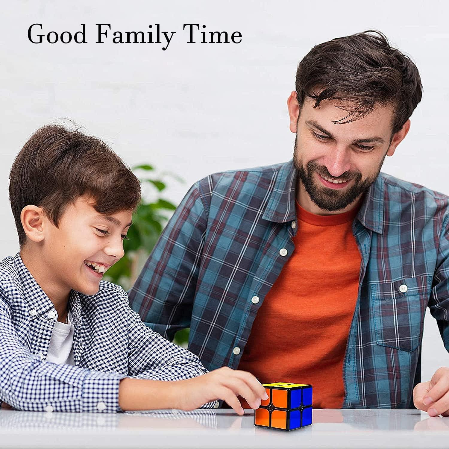 Rompecabezas Cubo 2x2 GoodCube Negro - Juguete Antiestrés