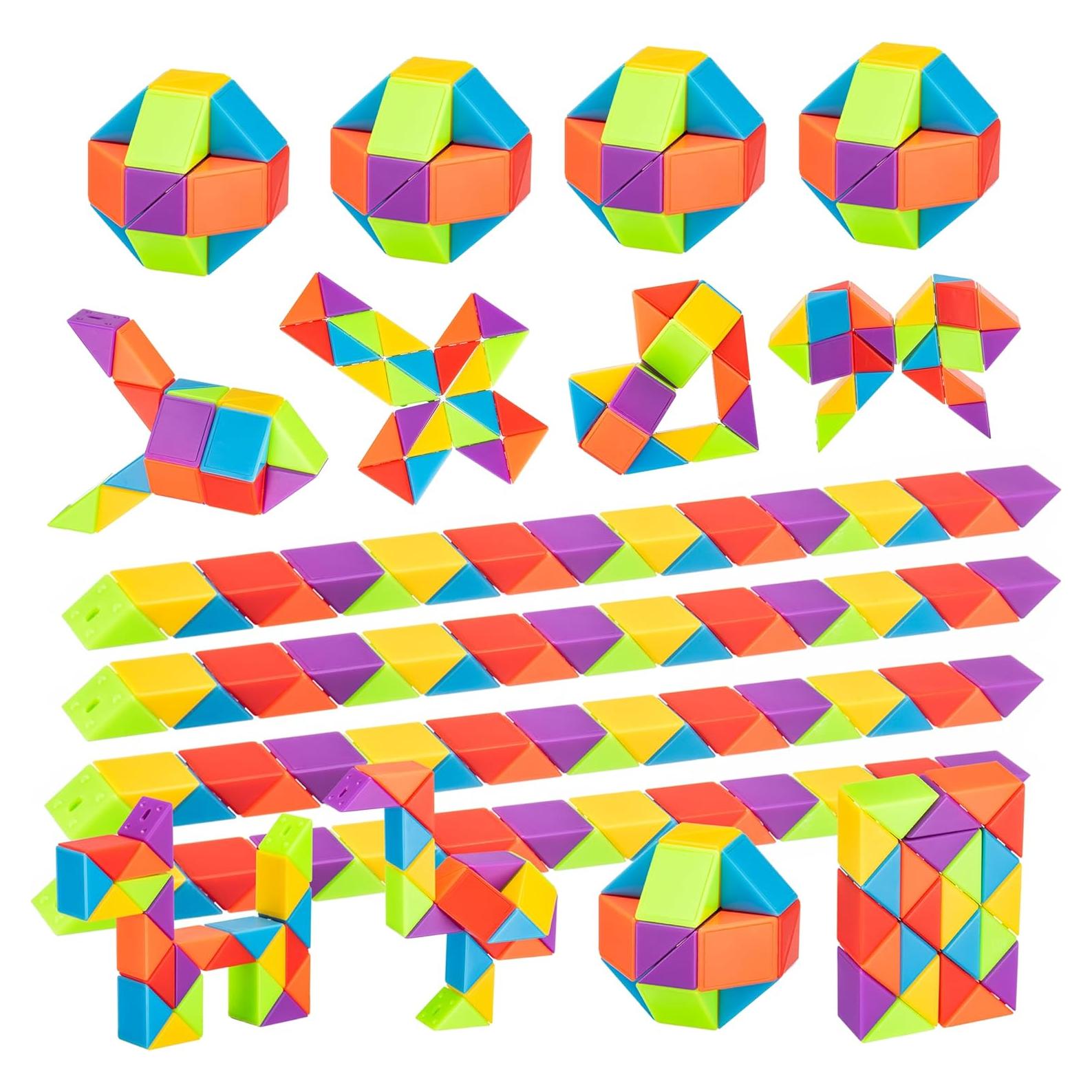 36 Juguetes Antiestrés Cubo de Serpiente Aubrogo 25.4x17.8cm