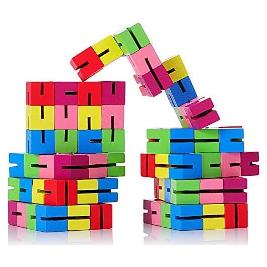 Rompecabezas Antiestrés de Madera Boao 9 Piezas 15.6 cm