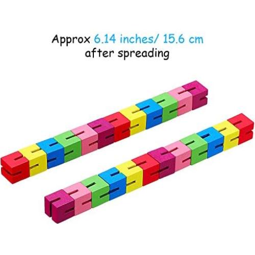 Rompecabezas Antiestrés de Madera Boao 9 Piezas 15.6 cm