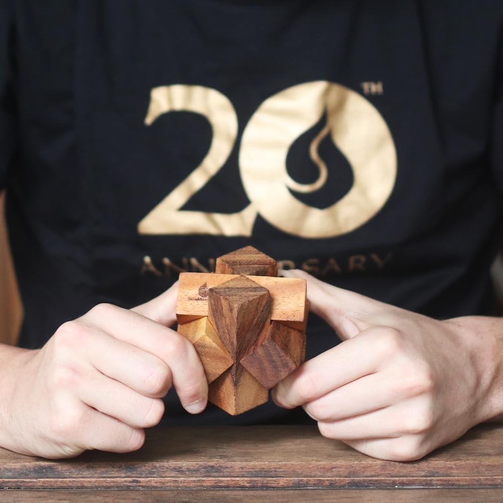 Rompecabezas de Madera SiamMandalay 3D Hecho a Mano 7 cm