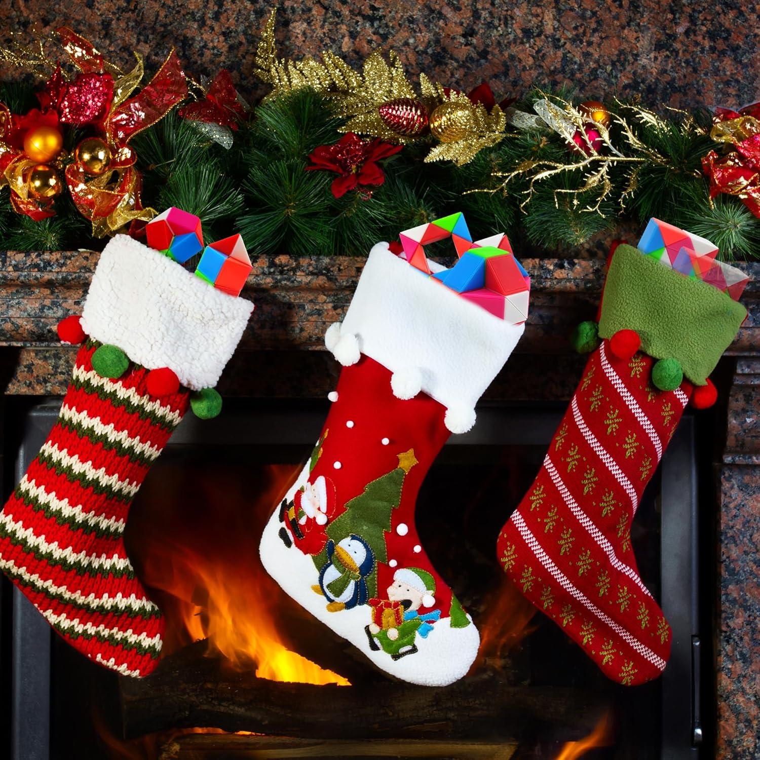 Cubo de Serpiente Fidget Aurbogo - 30 Piezas Multicolor