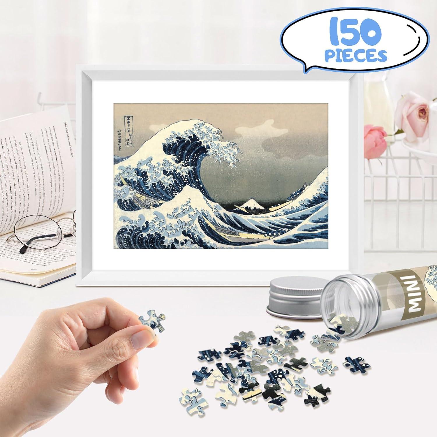 Mini Rompecabezas 150 Piezas LOSFPVR Noche Estrellada 15x10cm