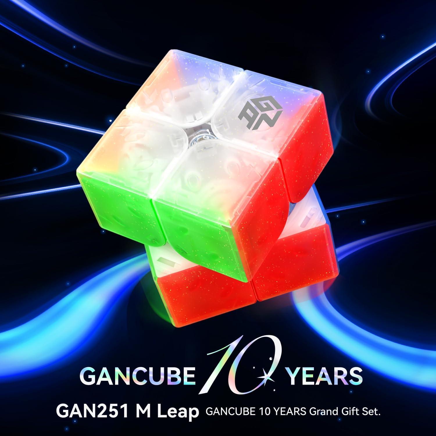 Cubo de Velocidad GAN 251 M Leap 10º Aniversario 2x2 Magnético