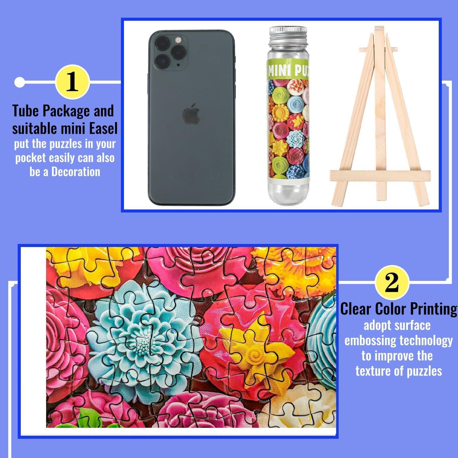 Rompecabezas Mini 150 Piezas BJscoe 15x10 cm Colorido