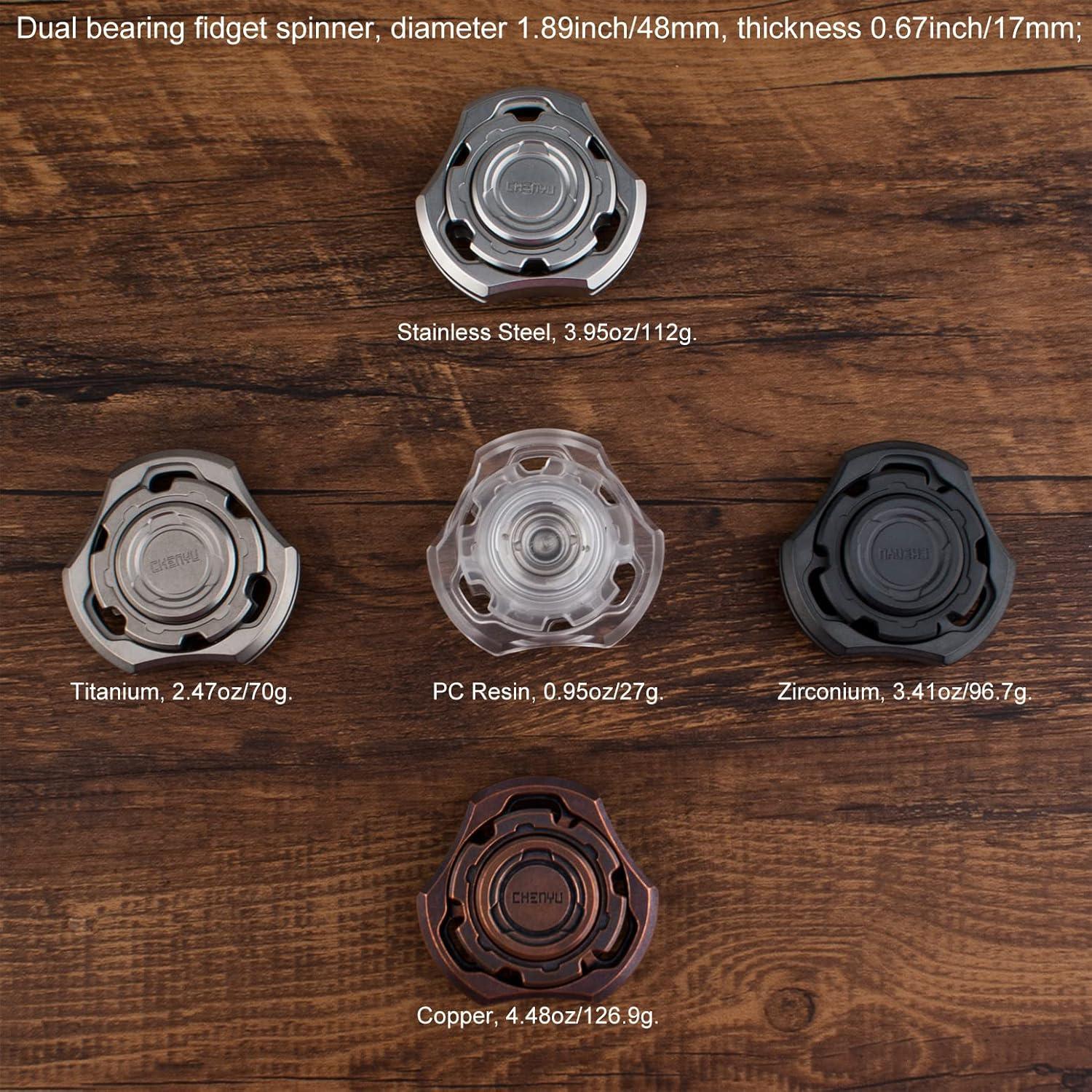 Spinner Antiestrés DjuiinoStar DFS-03 de Zirconio 48mm