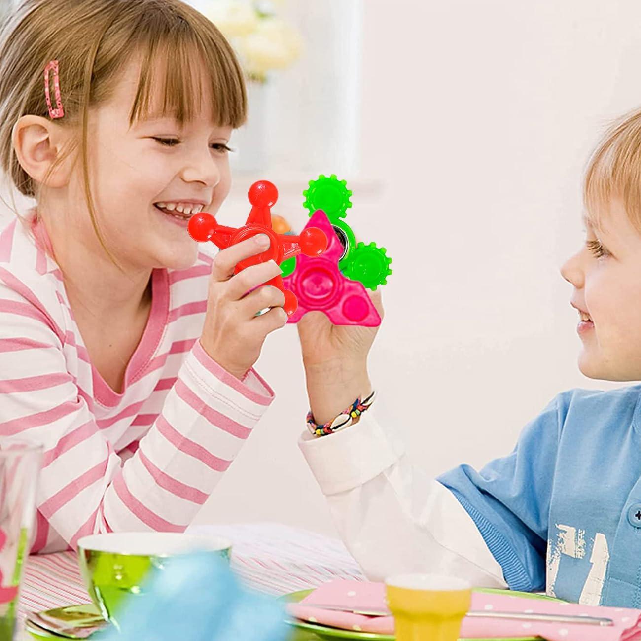 Paquete de 100 Mini Spinners Antiestrés LANQKUISZ - Juguetes para Aliviar Ansiedad