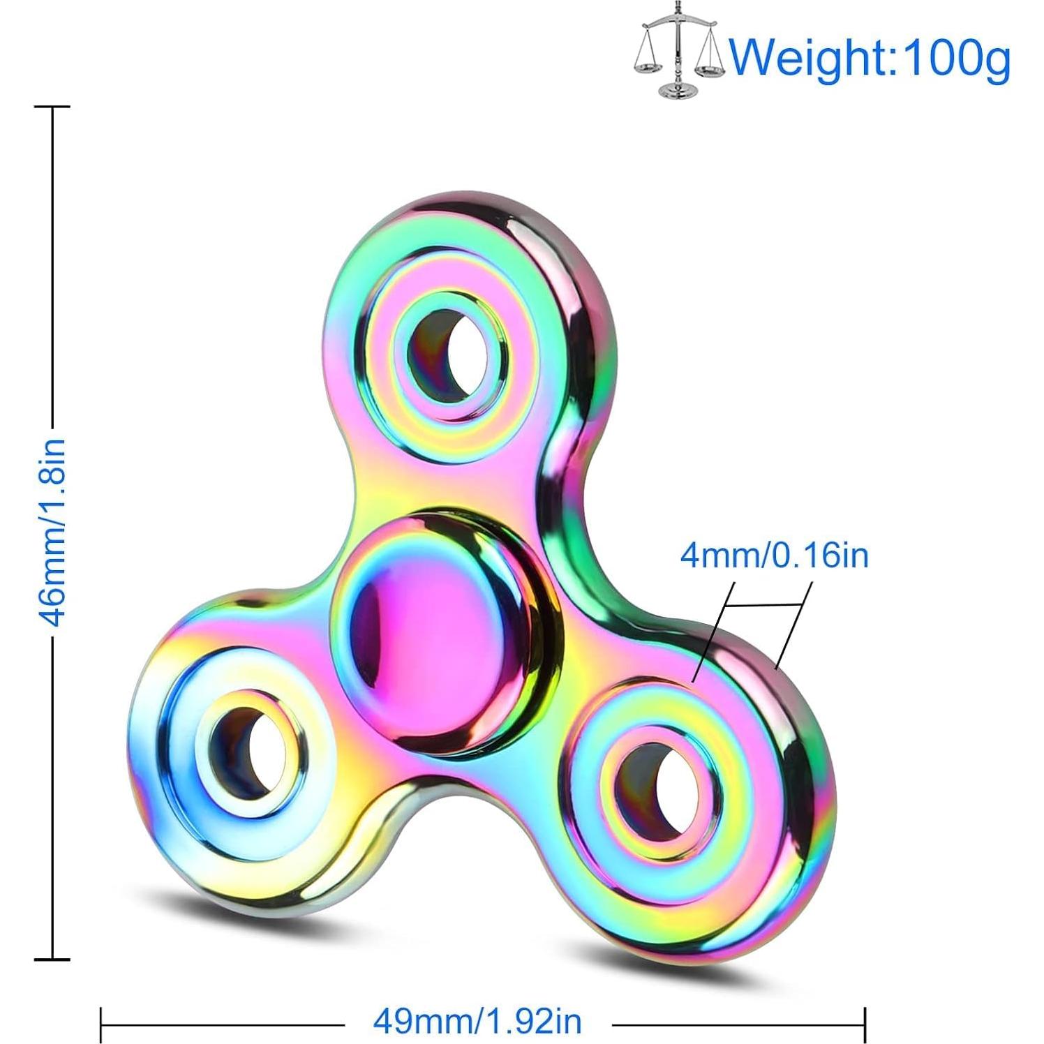Fidget Spinner ATESSON Alivio Estrés Rodamiento Acero Inoxidable