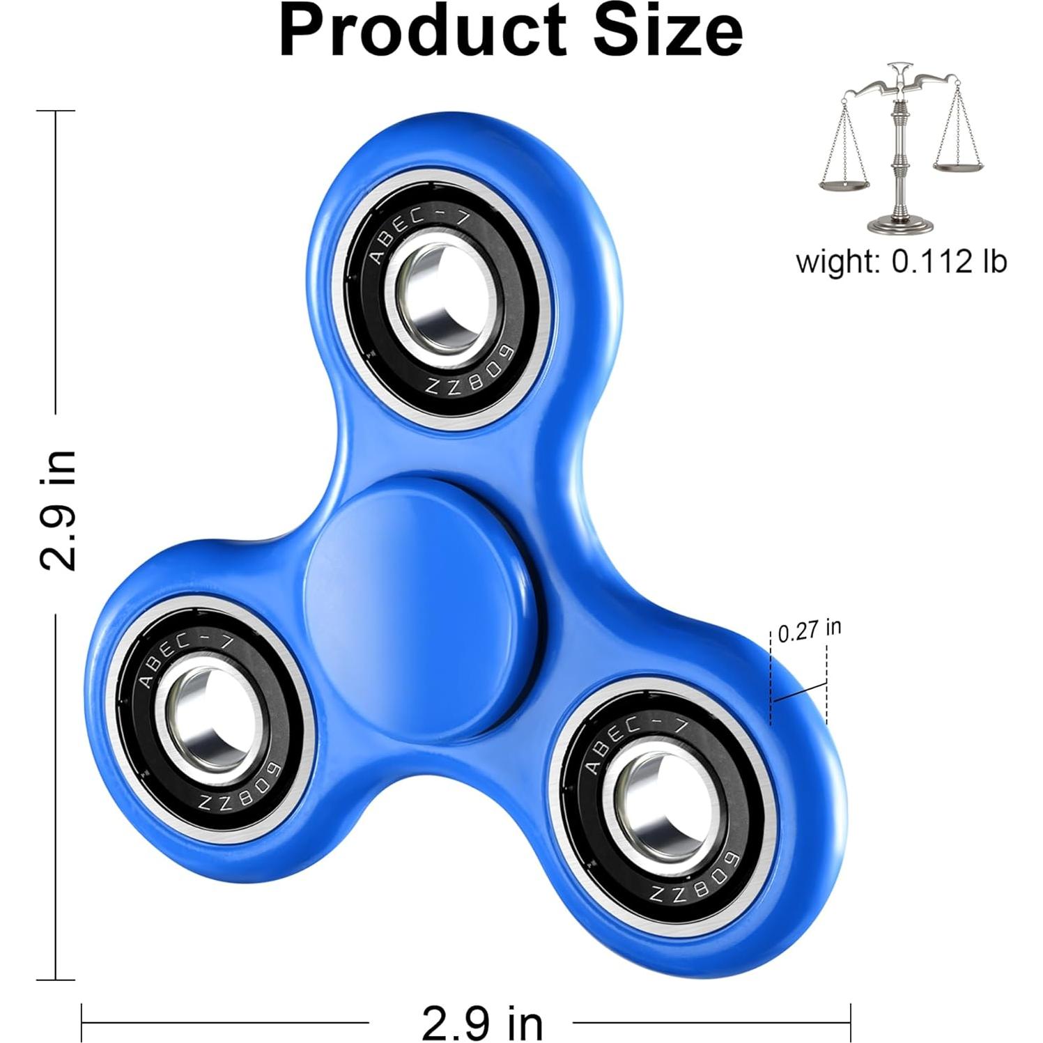 Spinner Antiestrés WELLVO 2 Pcs para Niños y Adultos