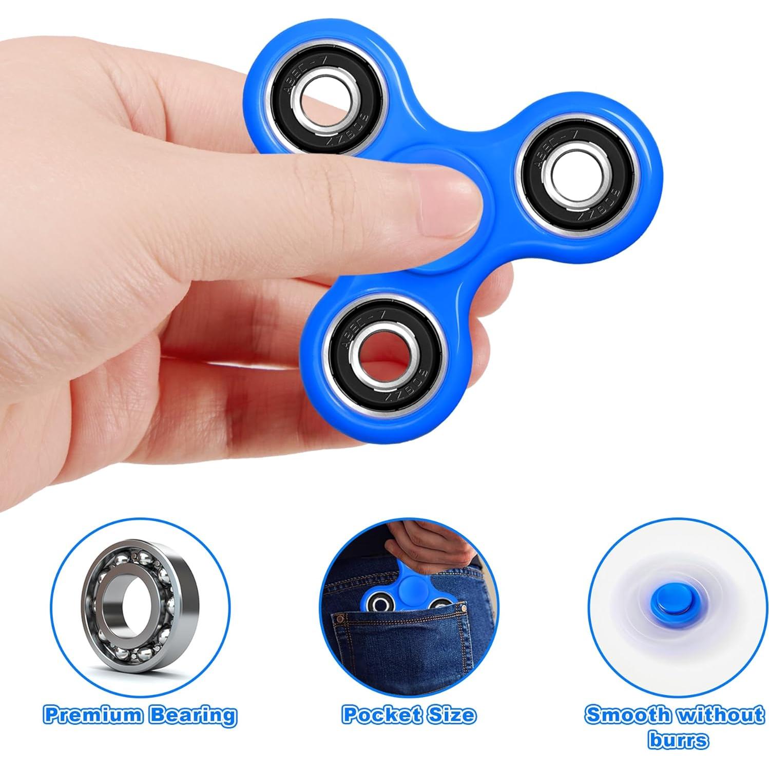 Spinner Antiestrés WELLVO 2 Pcs para Niños y Adultos