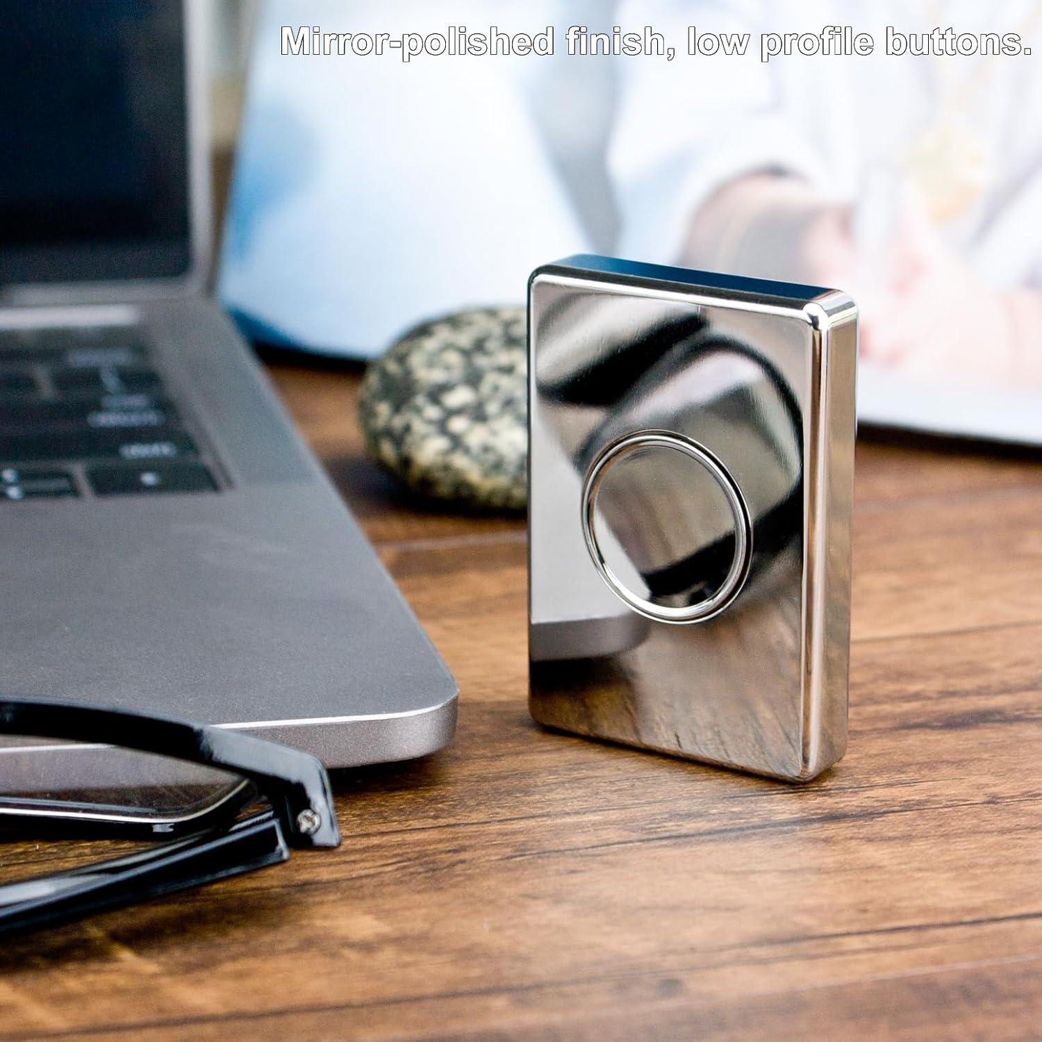 Fidget Spinner DjuiinoStar Acero Inoxidable Pulido Espejo