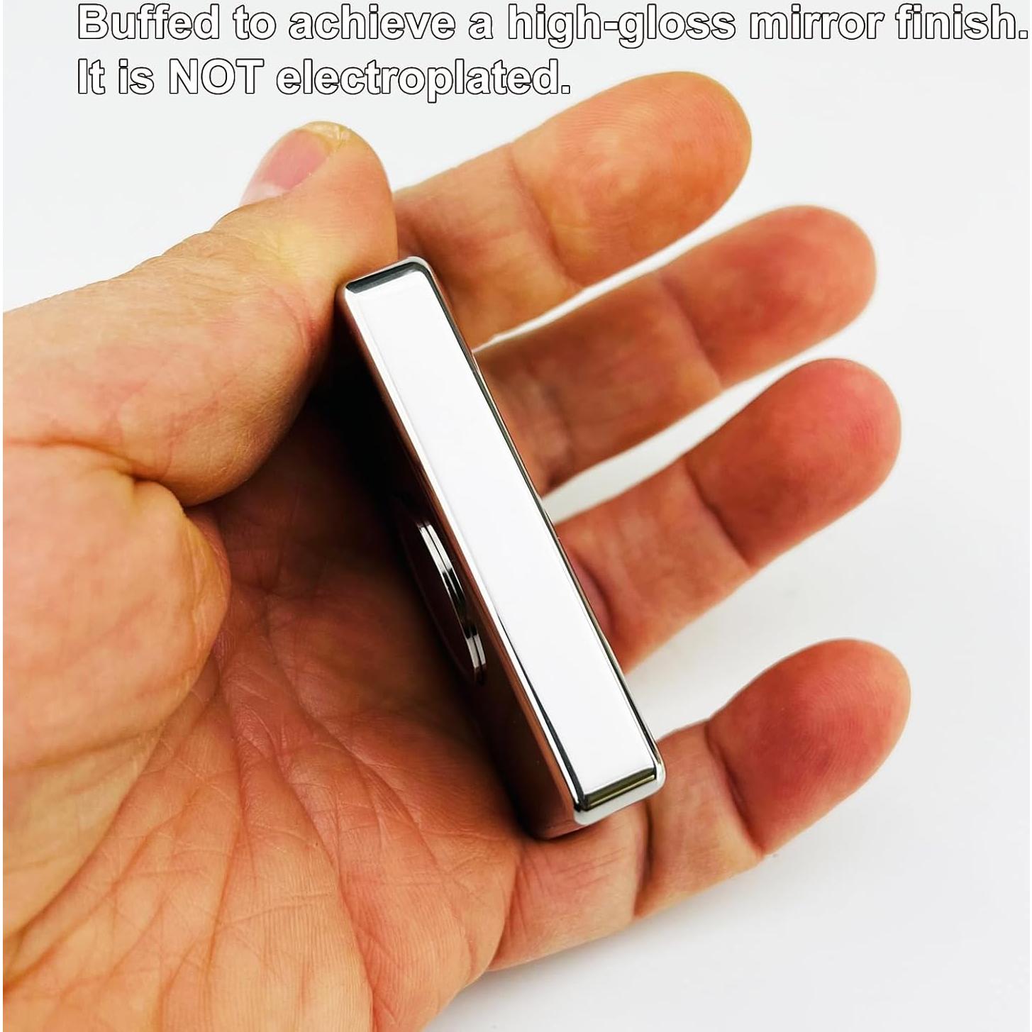 Fidget Spinner DjuiinoStar Acero Inoxidable Pulido Espejo