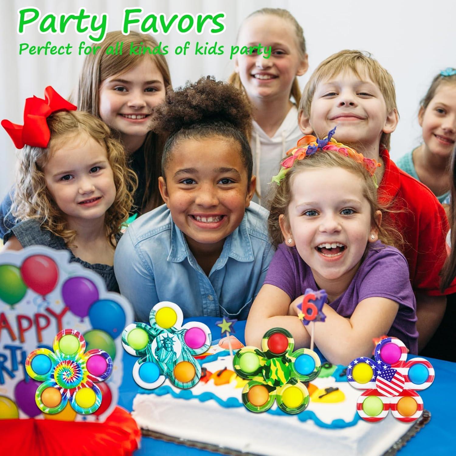 30 Juguetes Antiestrés FODYNE Pop it y Spinner para Niños