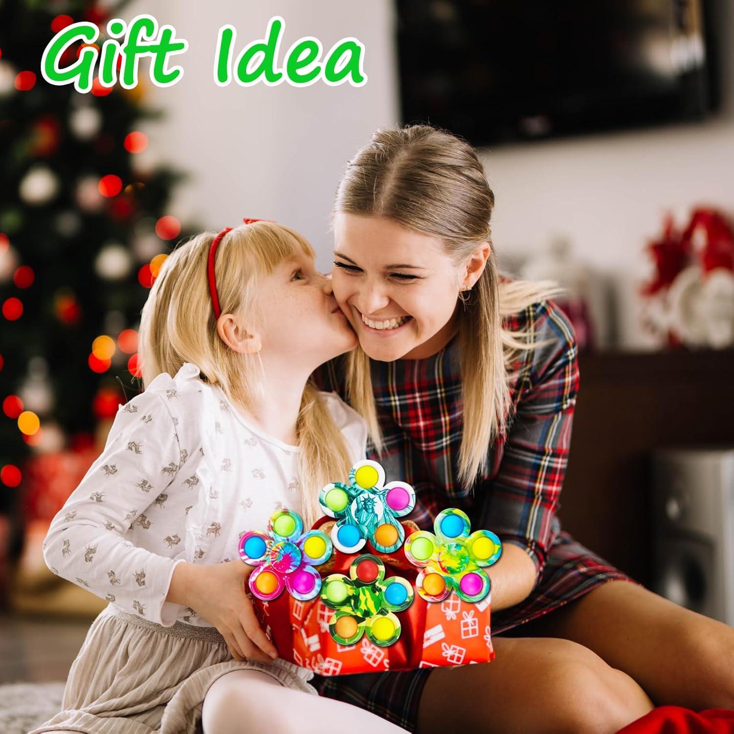 30 Juguetes Antiestrés FODYNE Pop it y Spinner para Niños