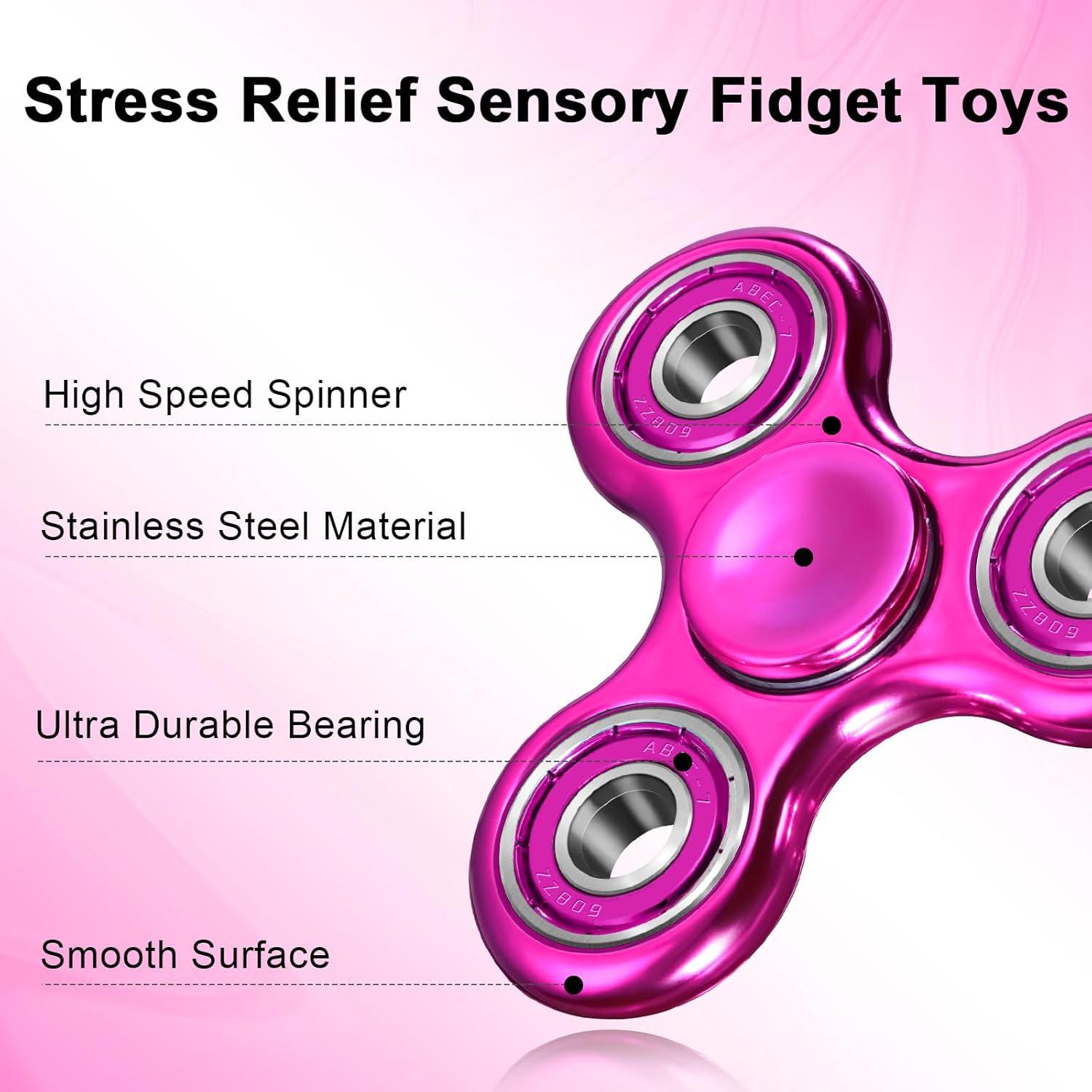 Spinner Antiestrés SCIONE 3 Piezas para Niños y Adultos