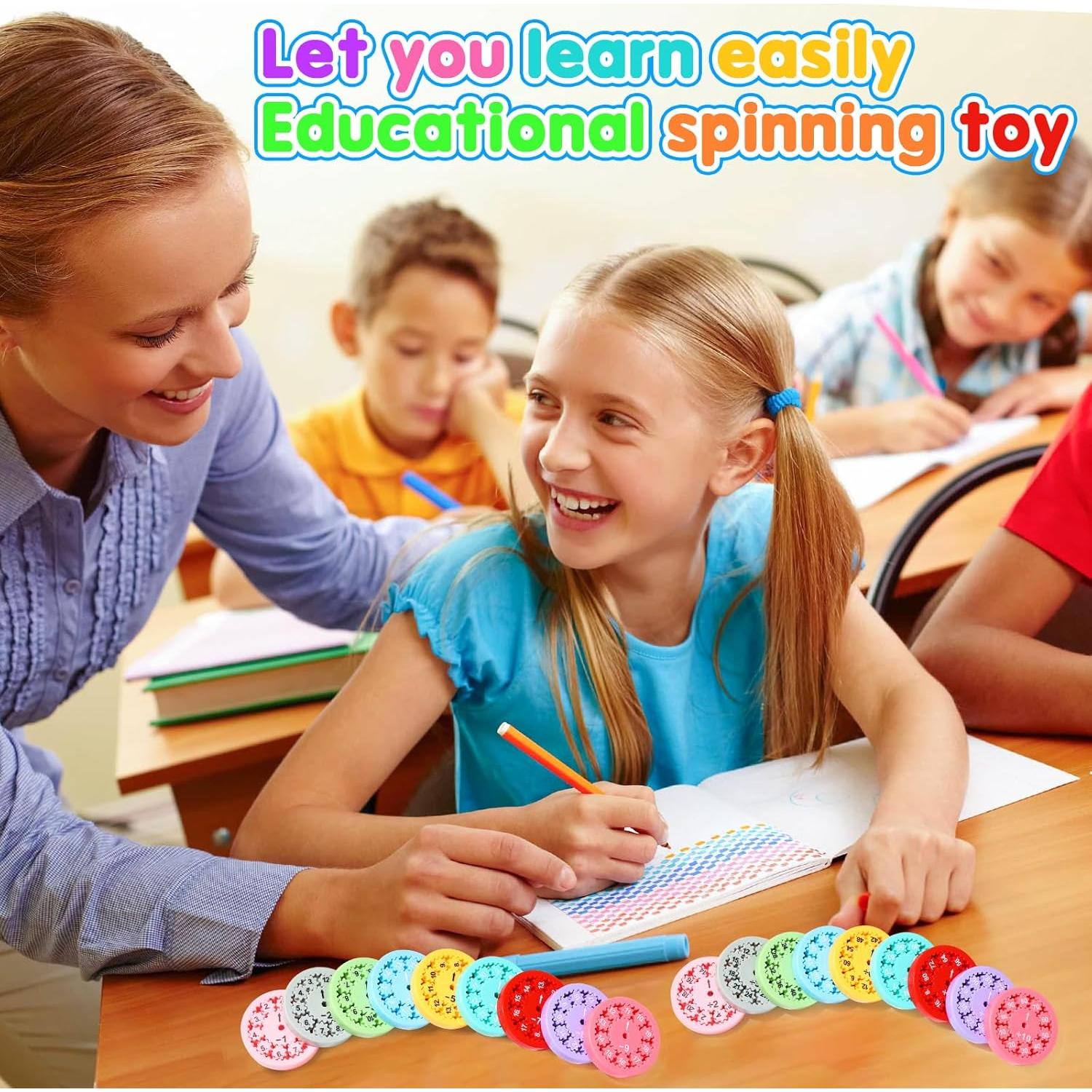 Spinner Matemático Antiestrés Chengdu - Juego Multiplicación