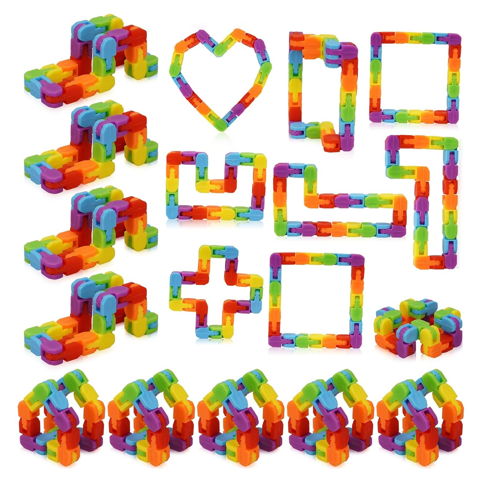 Ganowo 30 Juguetes Antiestrés Pistas Locas Color Arcoíris