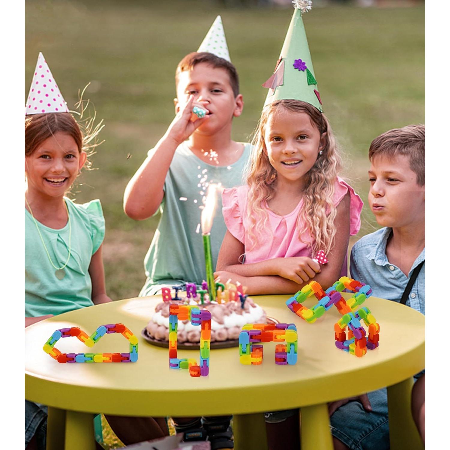 Ganowo 30 Juguetes Antiestrés Pistas Locas Color Arcoíris