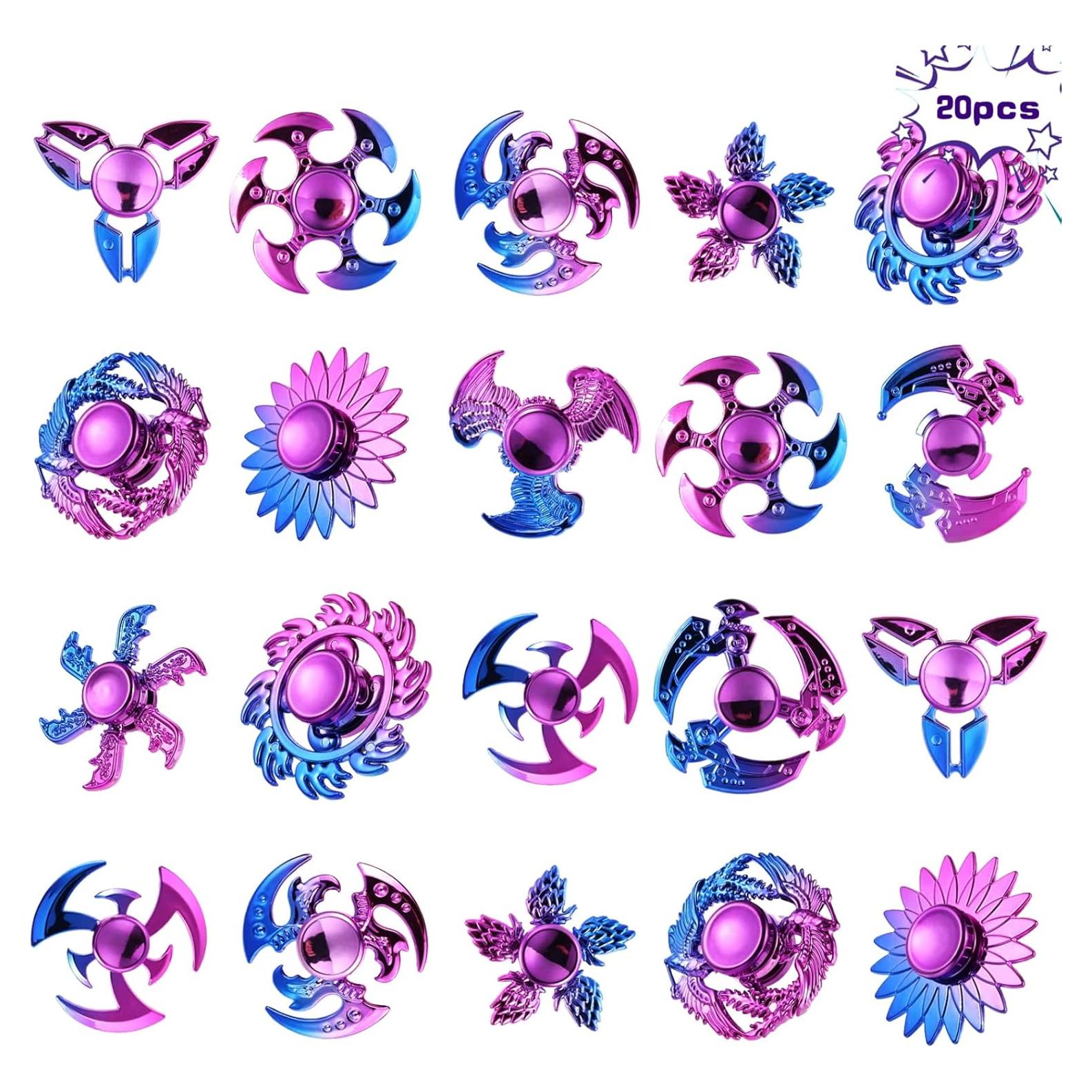 20 Spinners Antiestrés PROUNDLION para Niños y Adultos