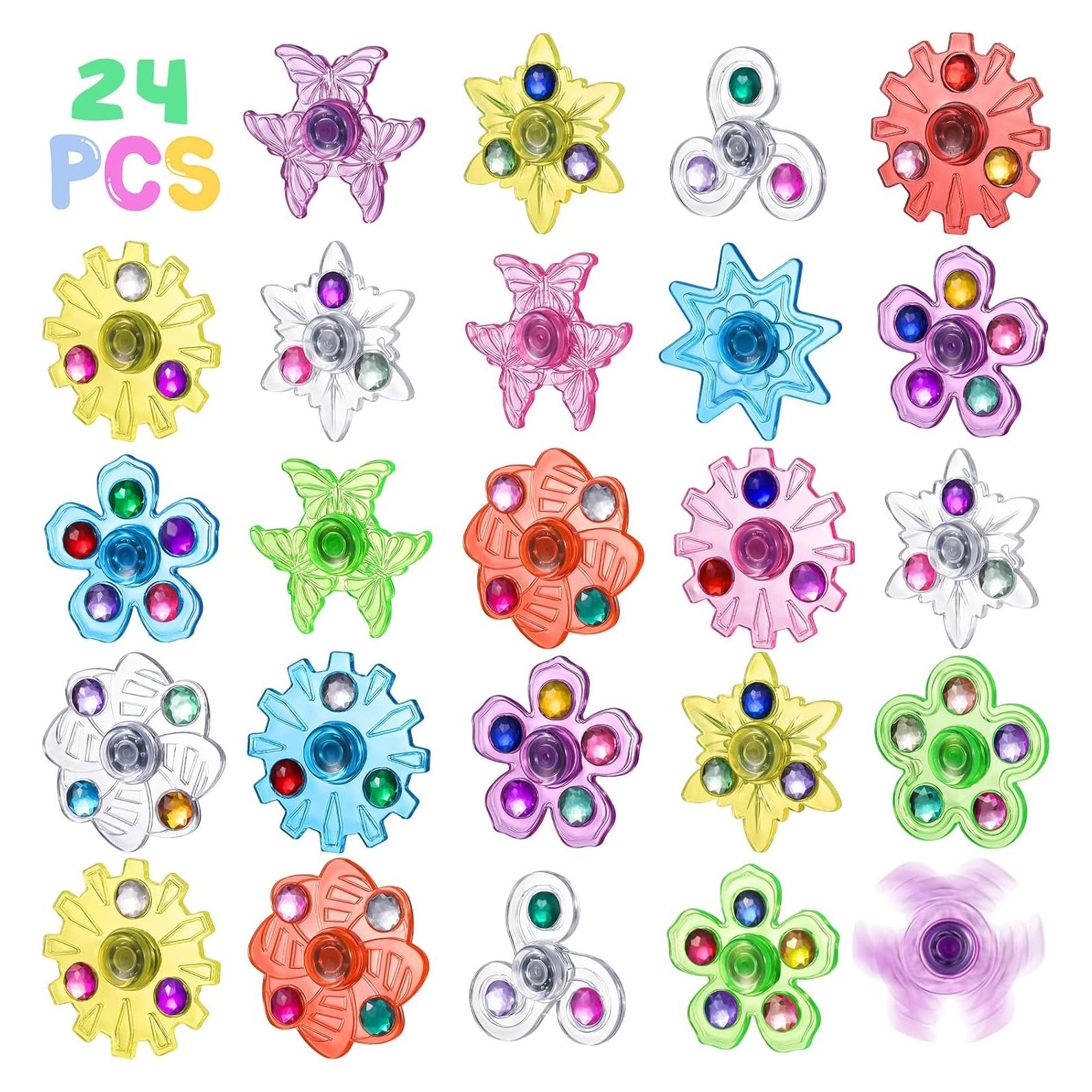 SCIONE 24 Mini Spinners Antiestrés para Niños y Adultos
