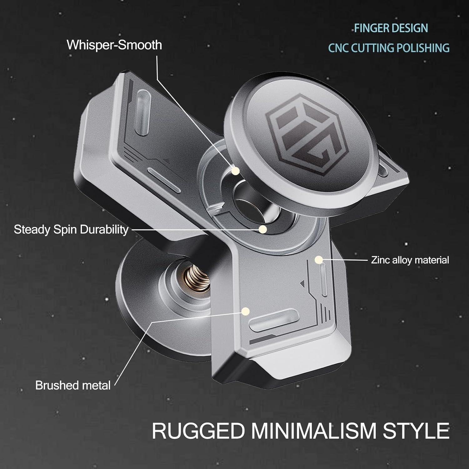 Spinner Fidget de Metal Berotok Mini Silencioso para Adultos