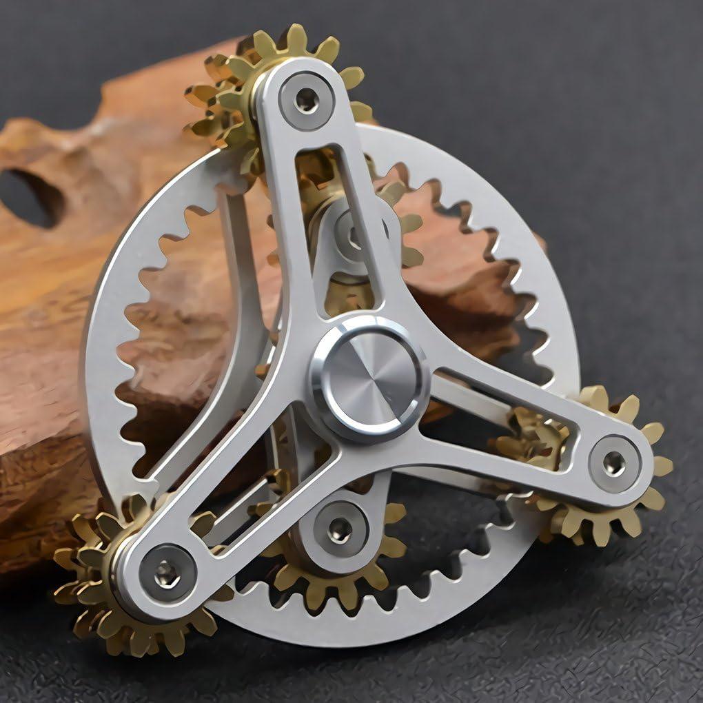 Spinner de Fidget Wewinn de Latón con Engranajes y 12 Rodamientos