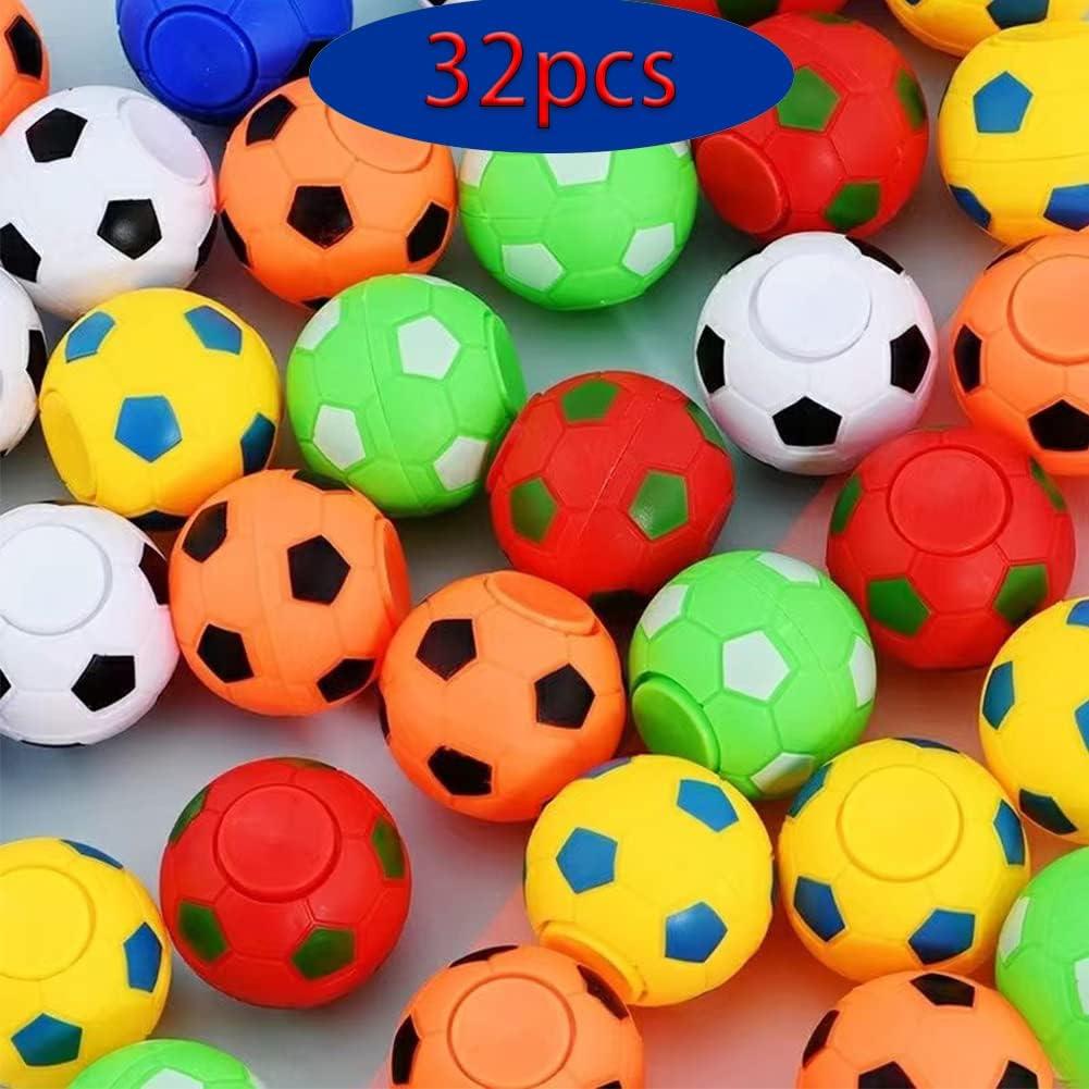 32 Pelotas Antiestrés Mini Fútbol ZJDL - Regalos para Niños