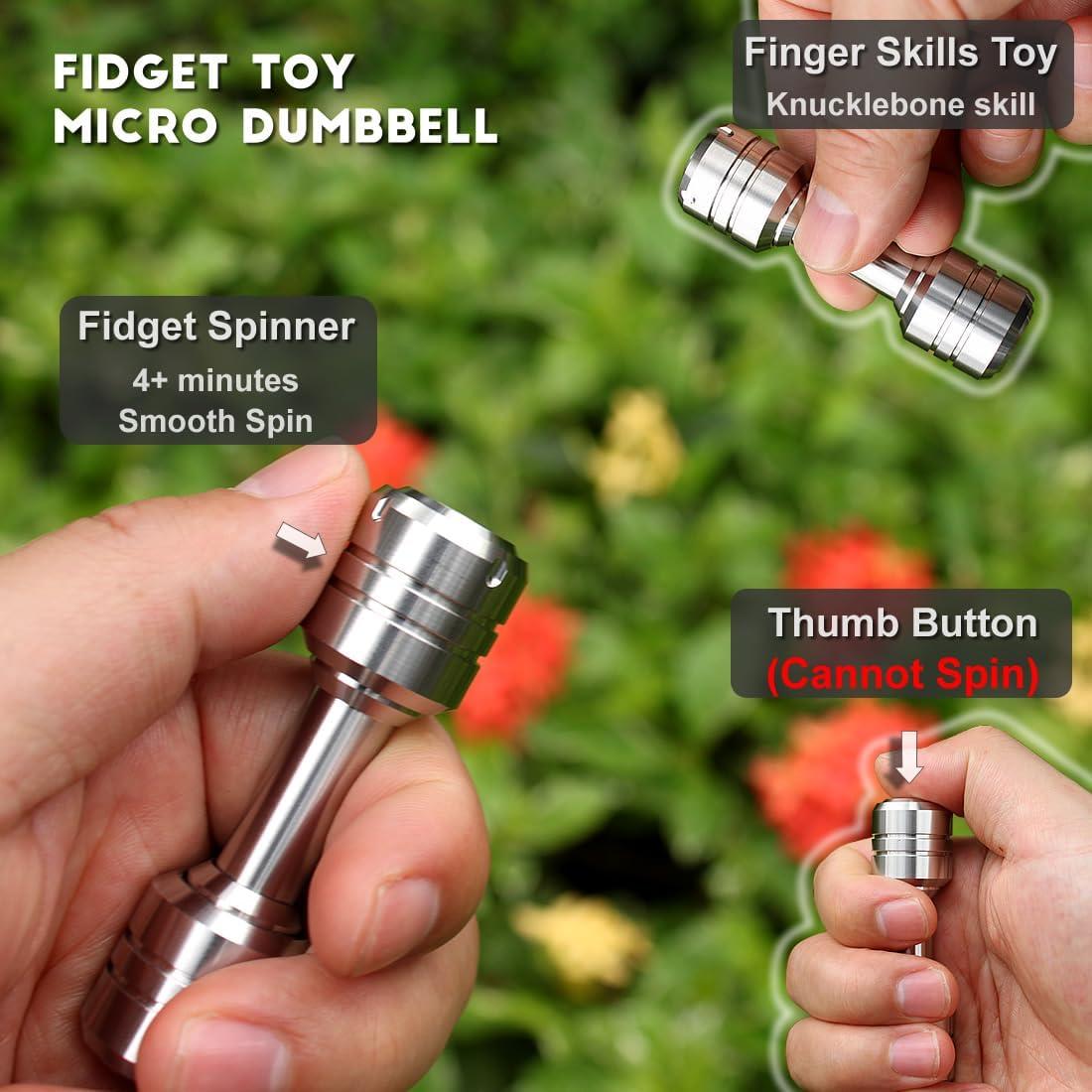 Spinner Antiestrés de Metal Jodozorn - Mancuernas para Dedos