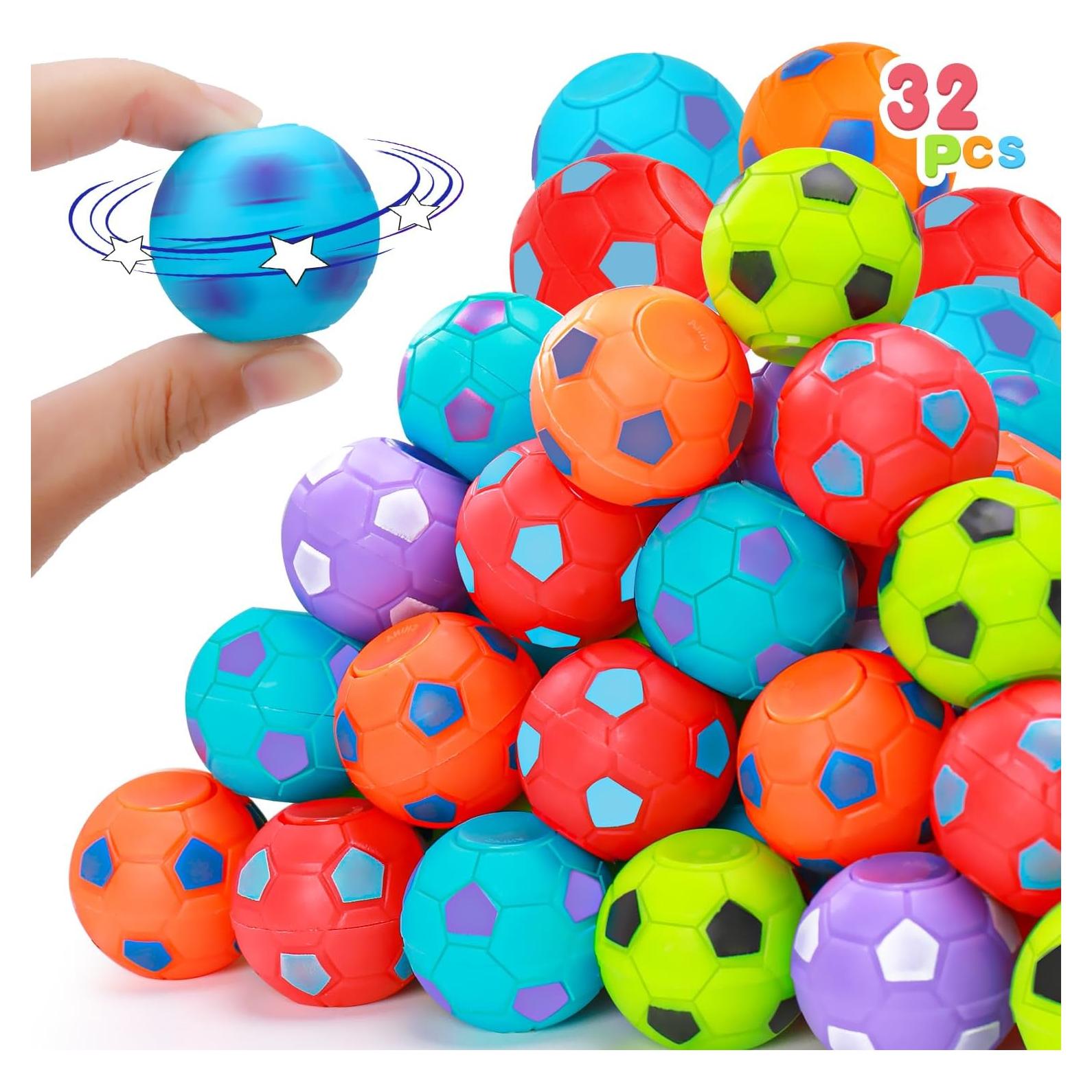 32 Pelotas Fidget Spinner de Fútbol Thremhoo para Niños