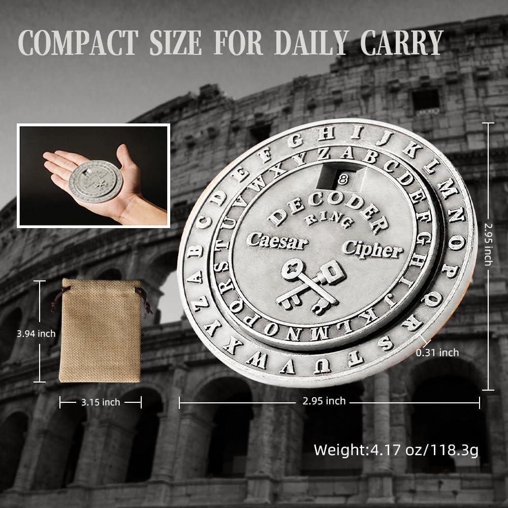 Juguete Antiestrés VIGIamy Spinner de Metal Plata 209g