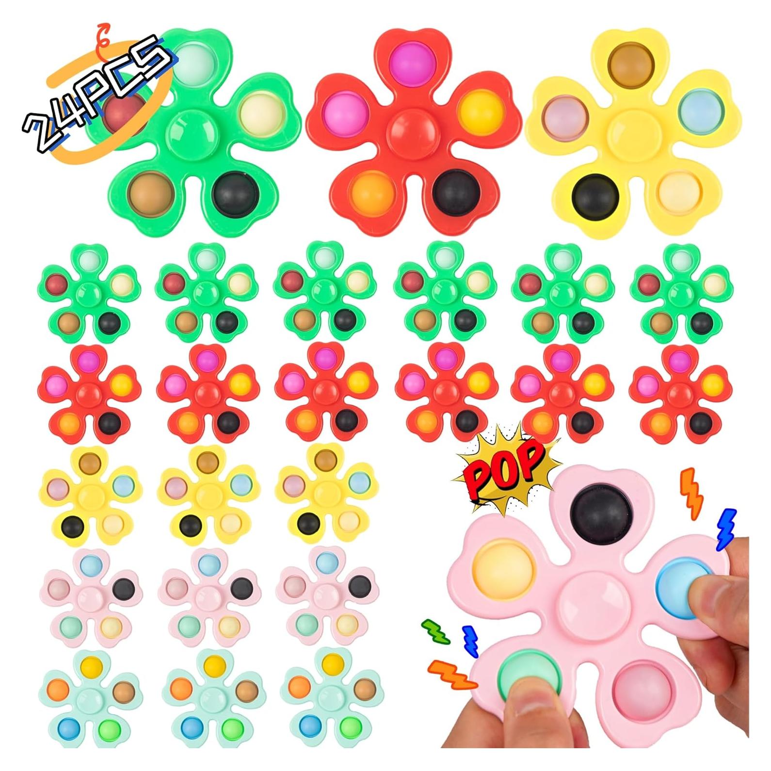24 Juguetes Antiestrés Mini Fidget Spinner Nbguigdstr 9.14 cm