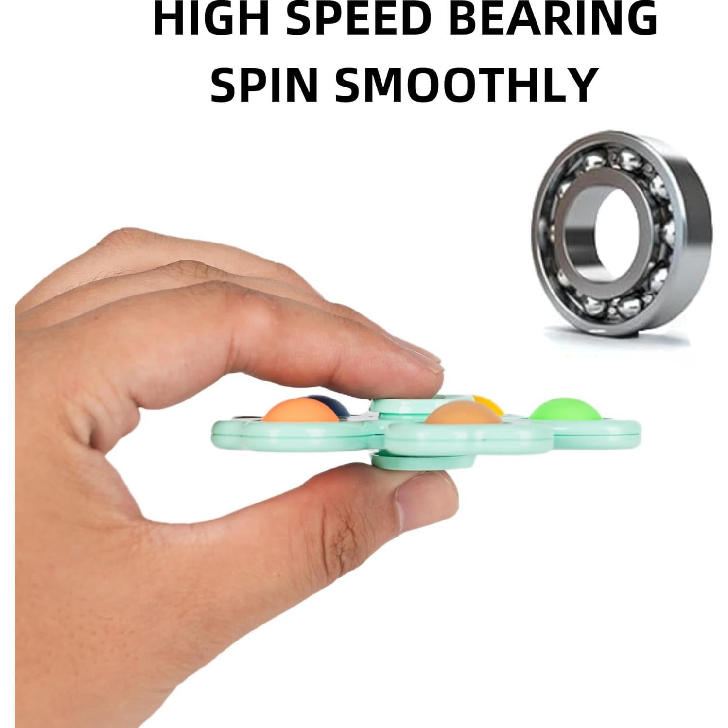 24 Juguetes Antiestrés Mini Fidget Spinner Nbguigdstr 9.14 cm