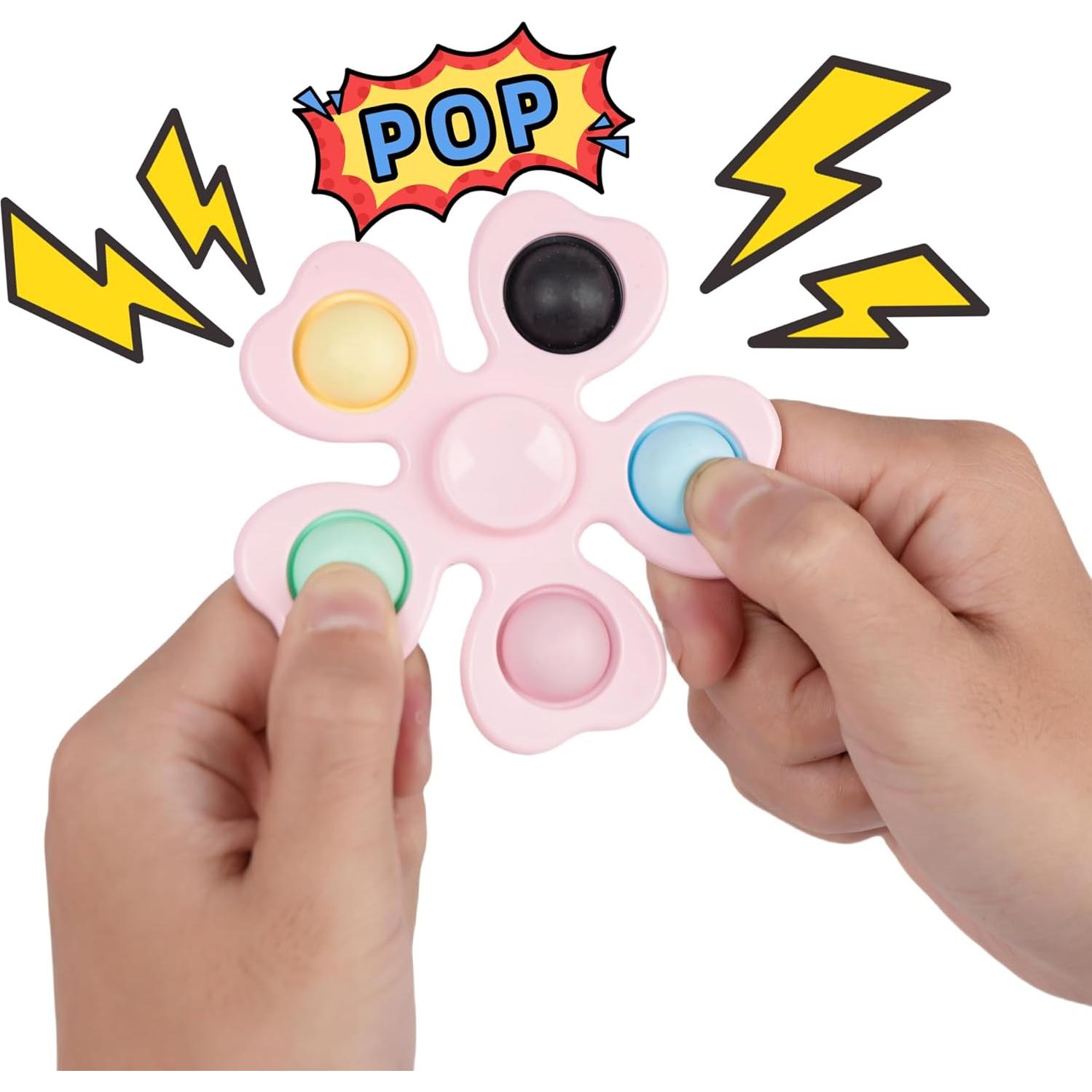 24 Juguetes Antiestrés Mini Fidget Spinner Nbguigdstr 9.14 cm