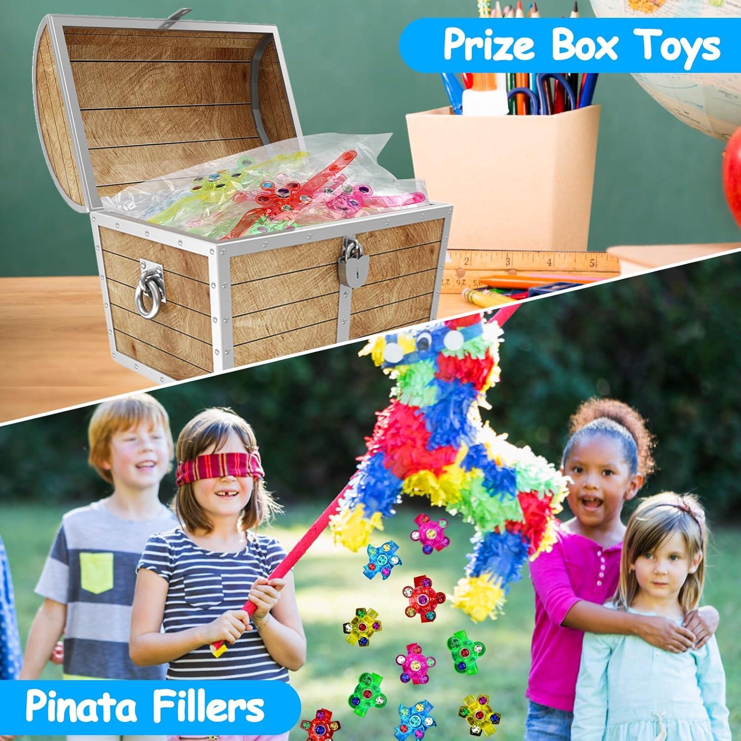 48 Pulseras Fidget LED Brillantes Thremhoo para Niños