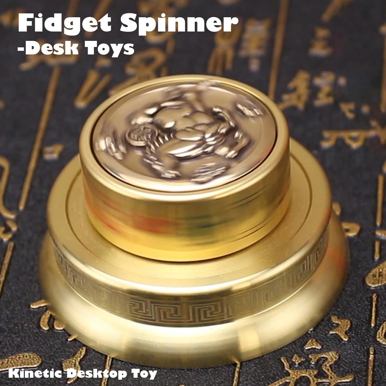 Spinner de Estrés de Latón Mahjong - Juguete de Escritorio