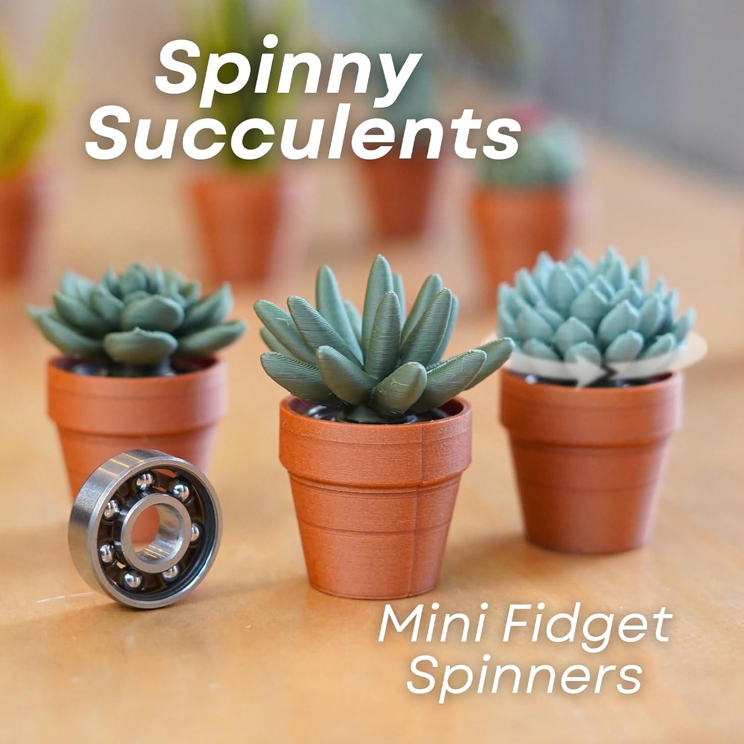 Spinner de Suculenta TIDARORES3D - Alivio de Estrés 3D