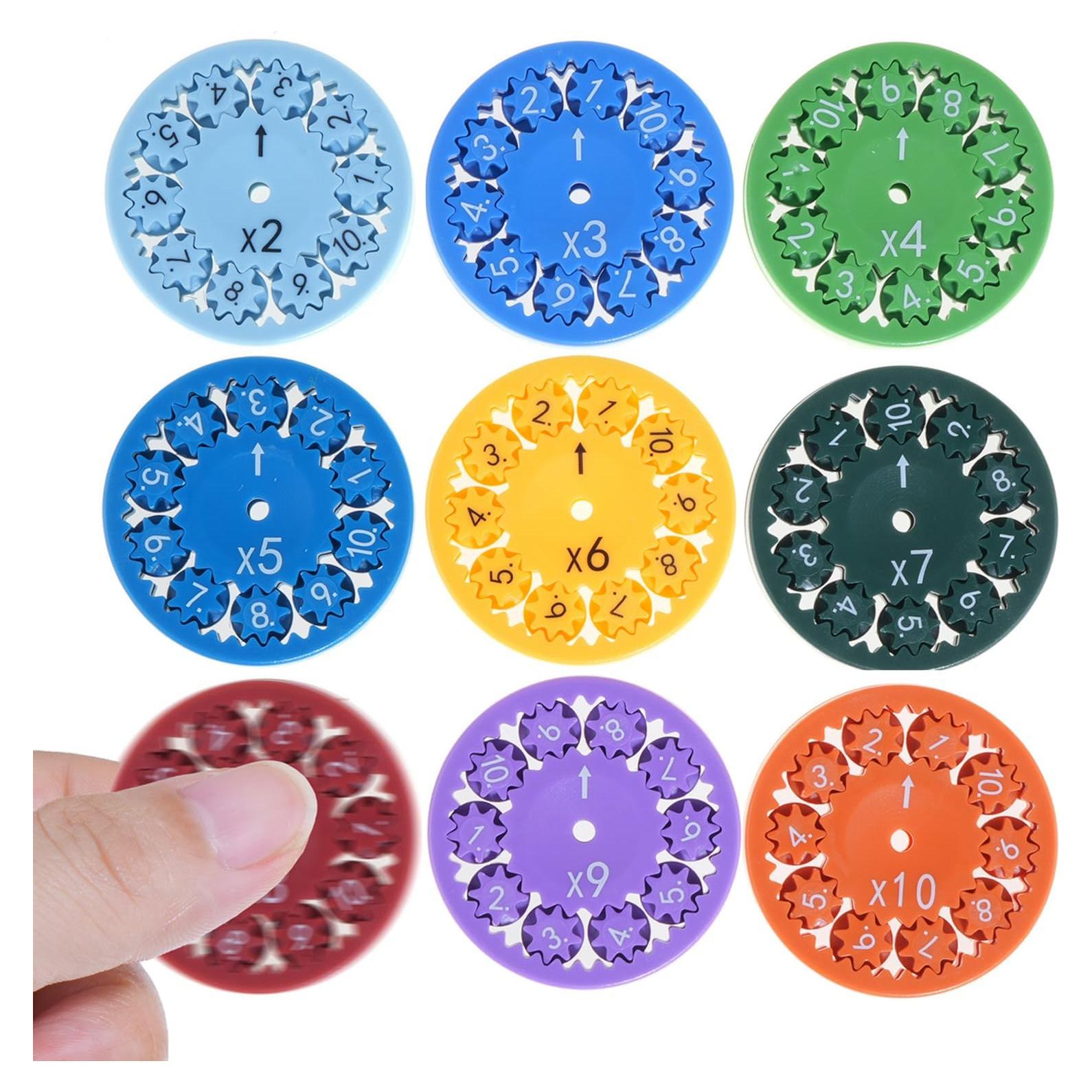 Spinner Matemático Axezoom 9 Pcs - Juguete Antiestrés Educativo