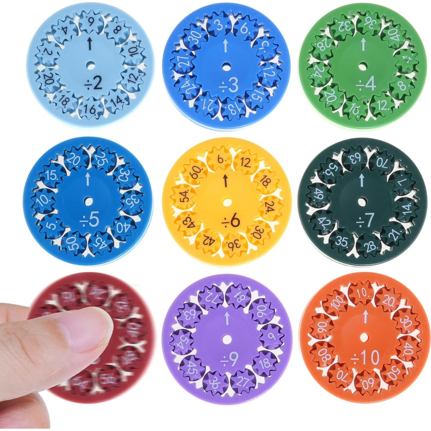Spinner Matemático Axezoom 9 Pcs - Juguete Antiestrés Educativo