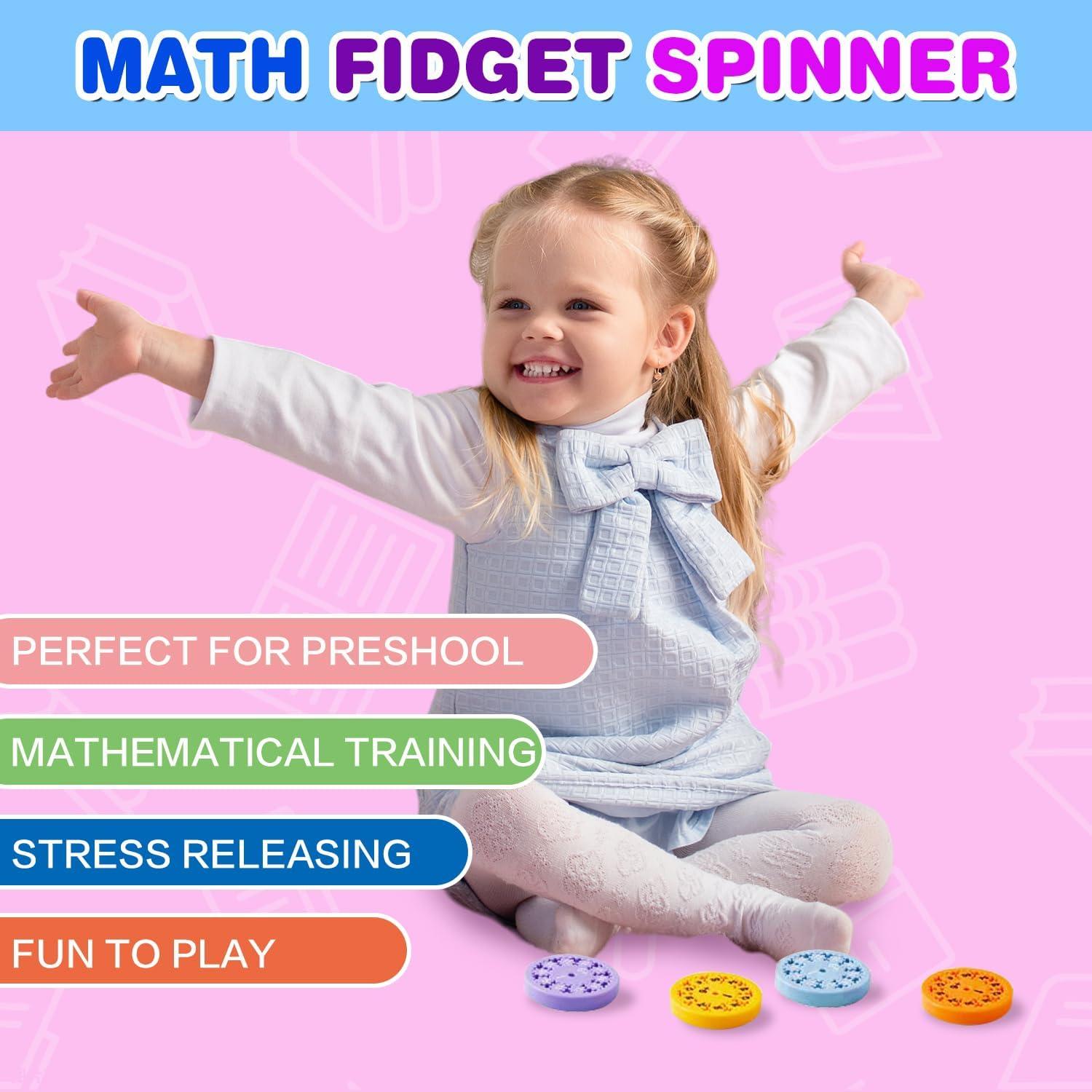 Spinner Matemático Axezoom 9 Pcs - Juguete Antiestrés Educativo