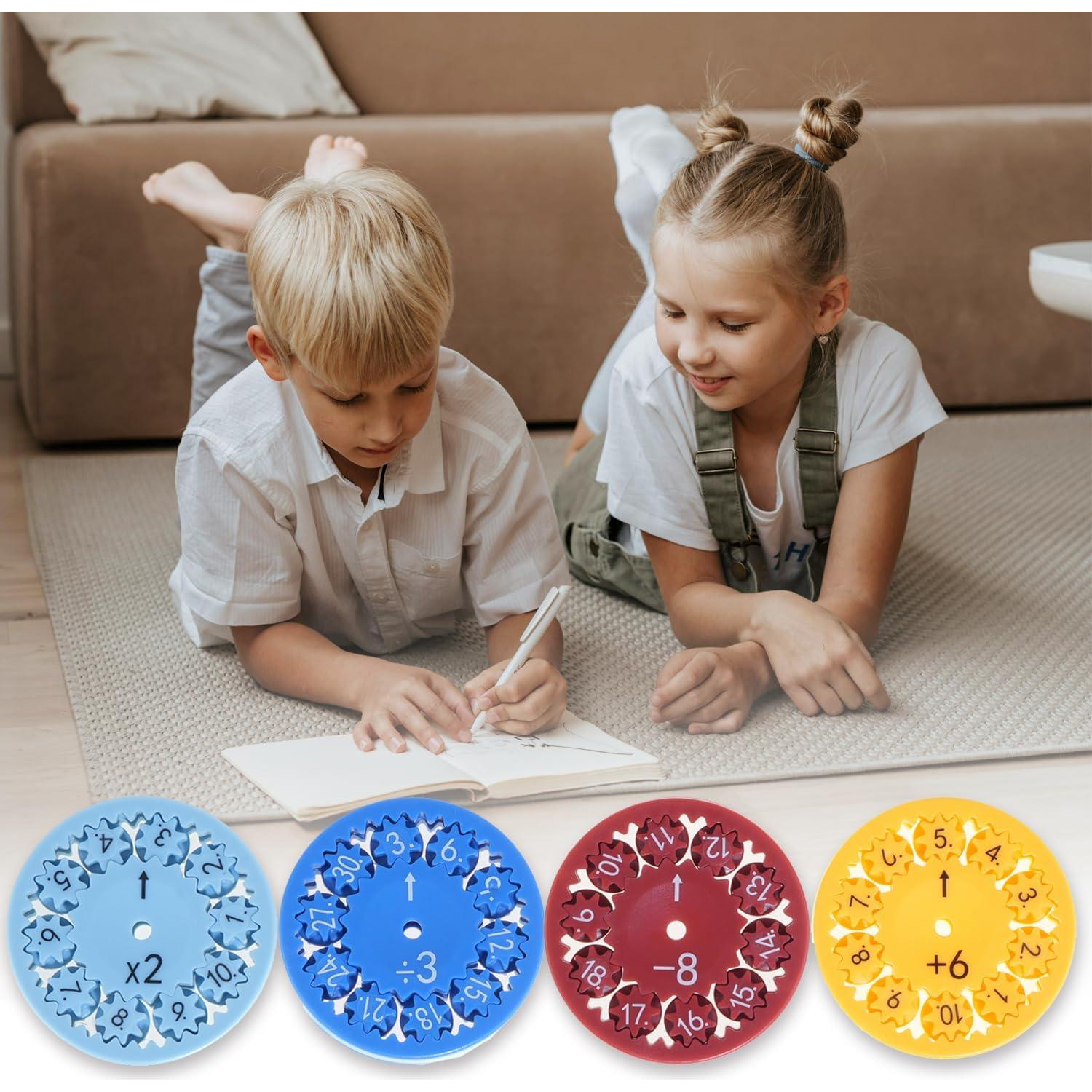 Spinner Matemático Axezoom 9 Pcs - Juguete Antiestrés Educativo