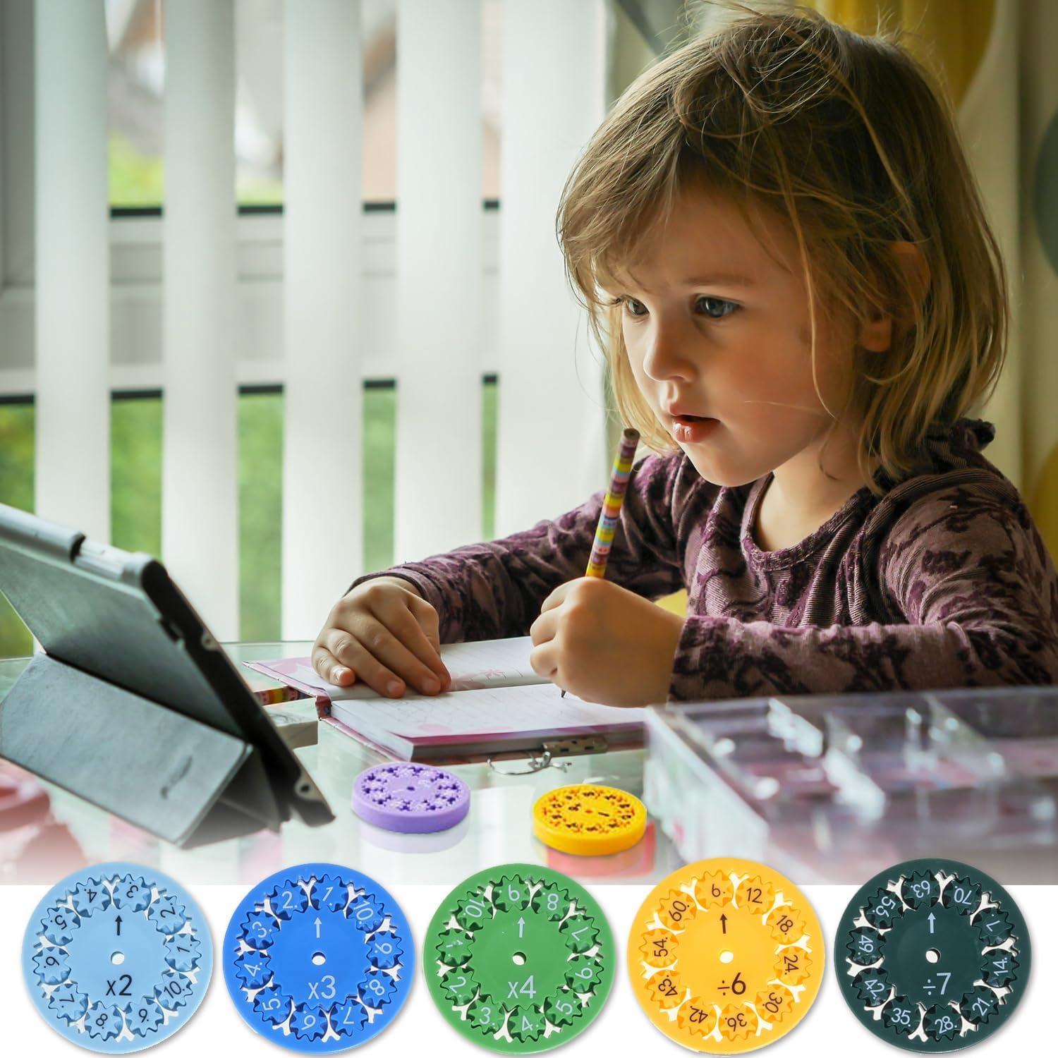Spinner Matemático Axezoom 9 Pcs - Juguete Antiestrés Educativo